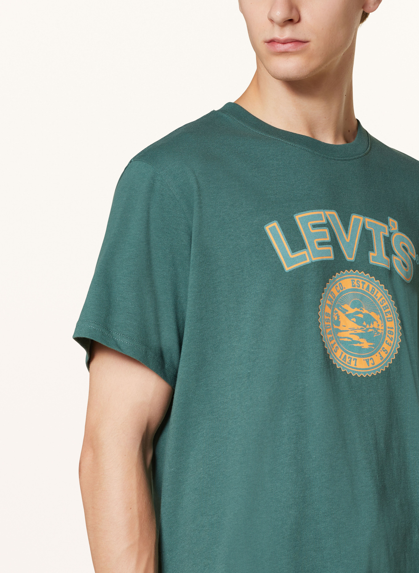 Levi's® T-shirt, Color: GREEN (Image 4)