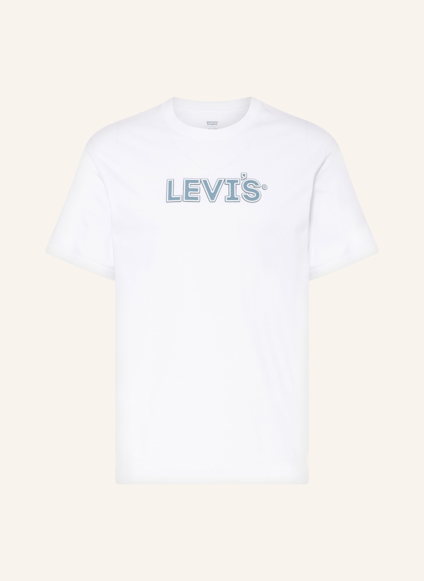 Levi's® T-Shirt, Farbe: WEISS/ BLAUGRAU (Bild 1)