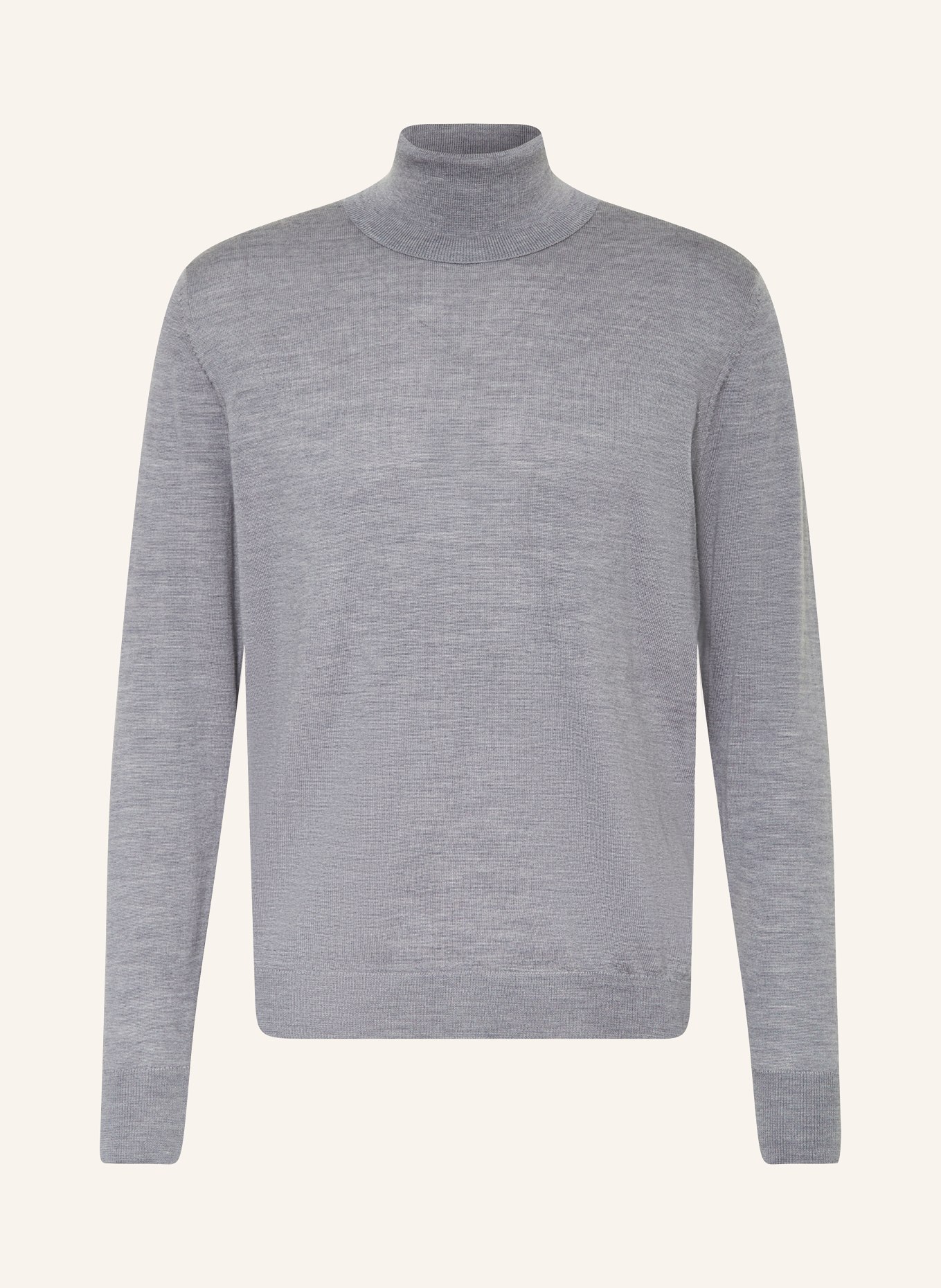 STROKESMAN'S Rollkragenpullover aus Merinowolle: GRAU