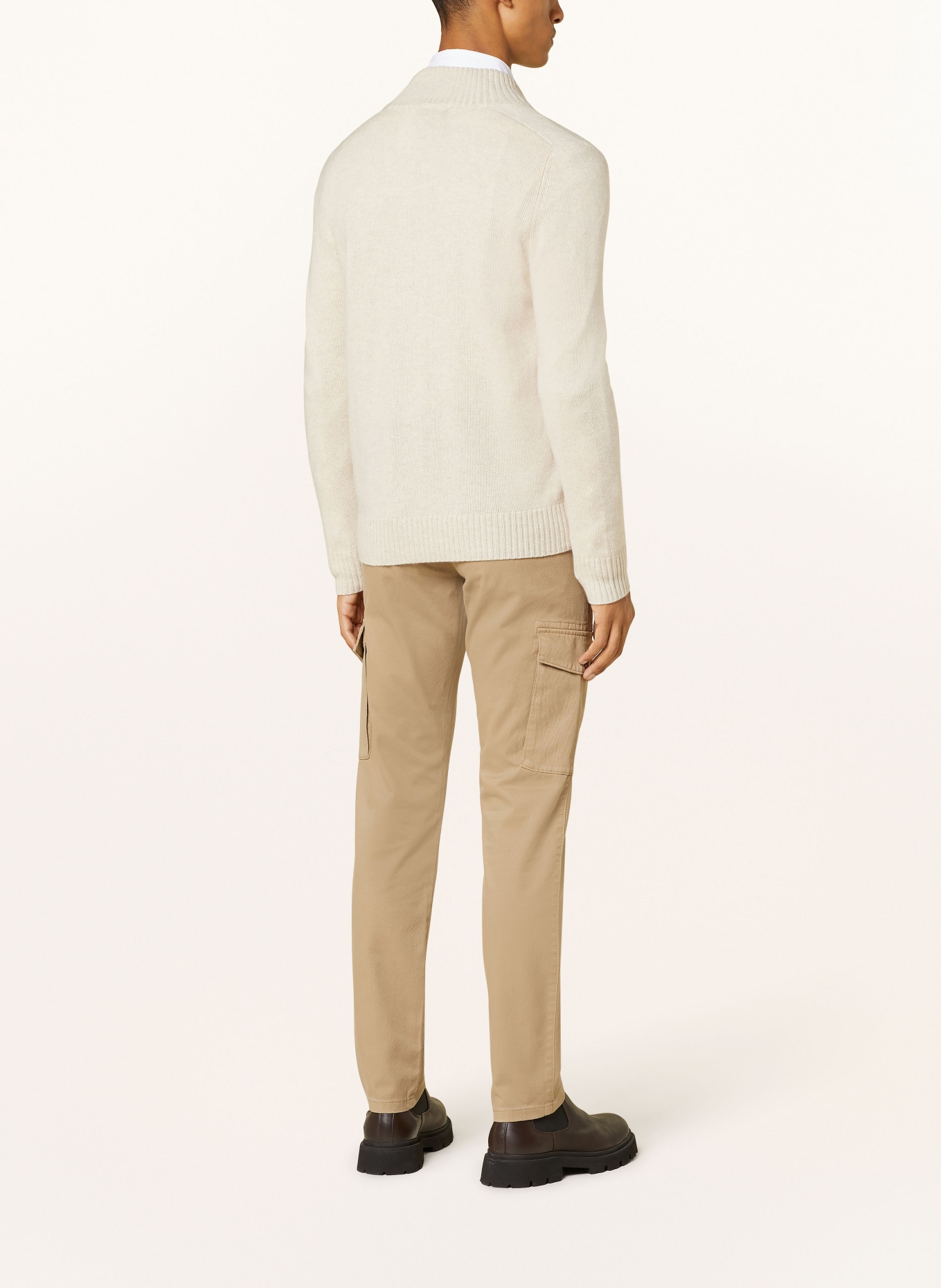 STROKESMAN'S Cargo pants CAVALERY slim fit, Color: BEIGE (Image 3)