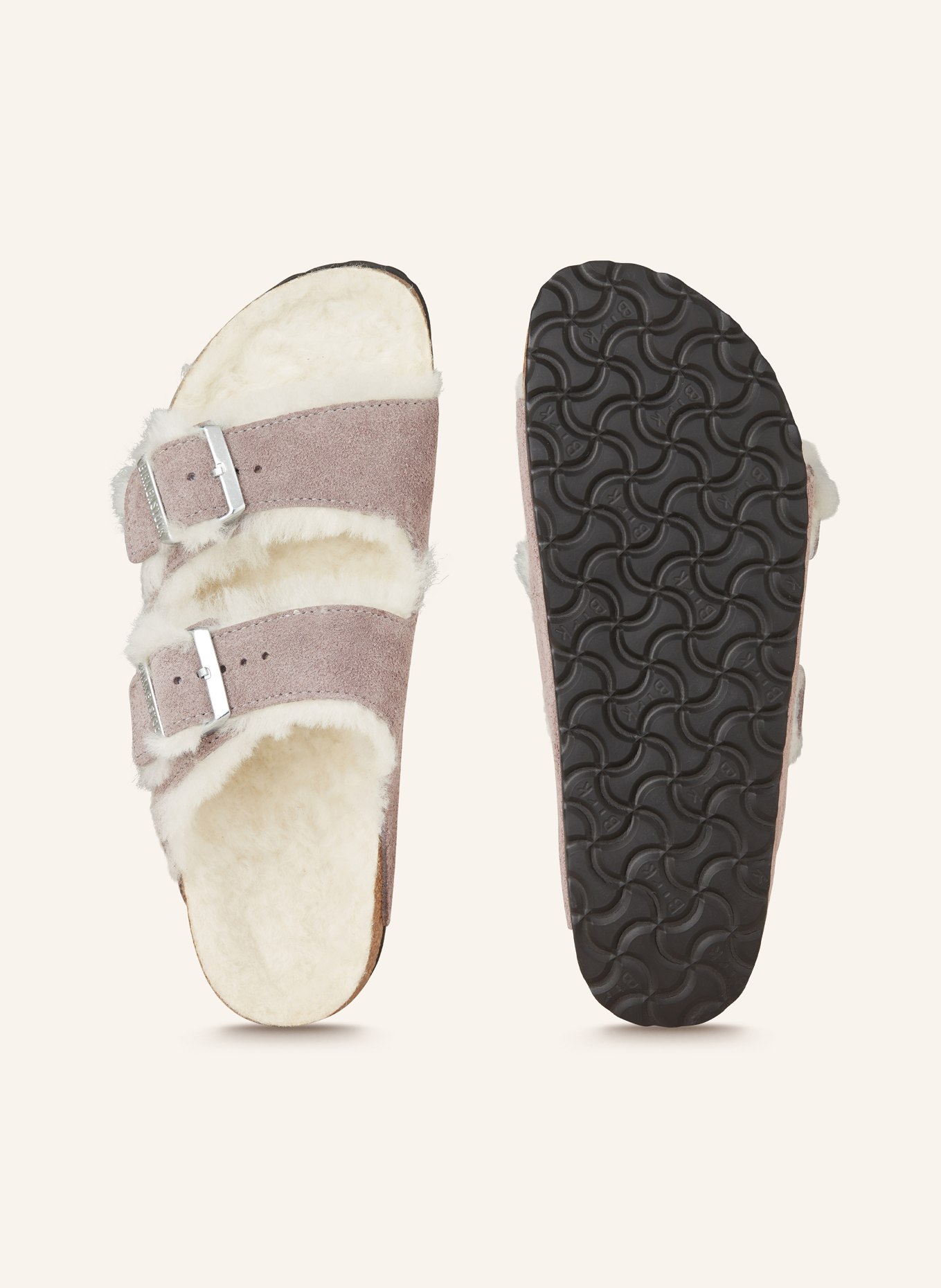 BIRKENSTOCK Pantofle ARIZONA SHEARLING: SVĚTLE FIALOVÁ