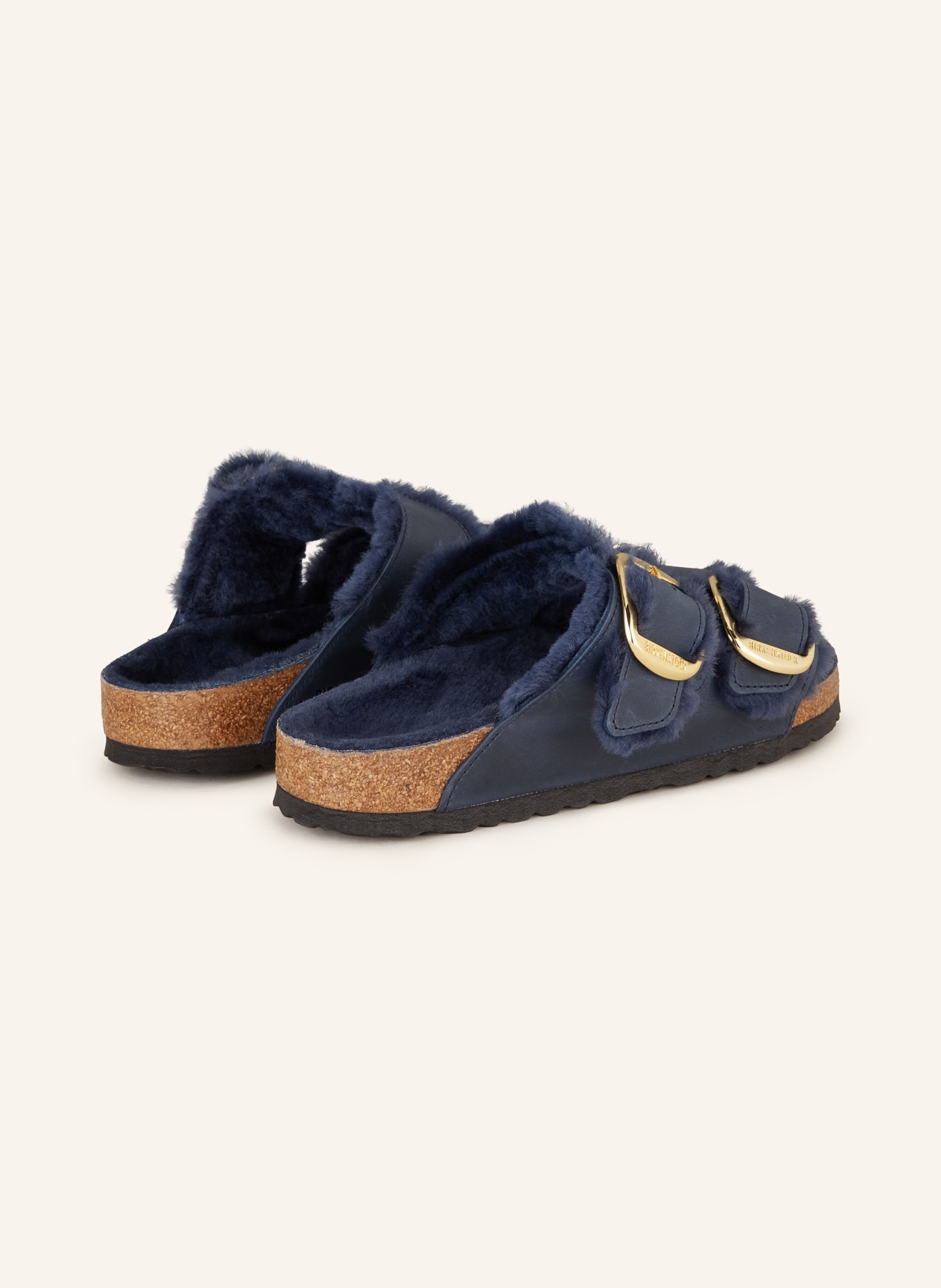 Birkenstocks furry slides hot sale