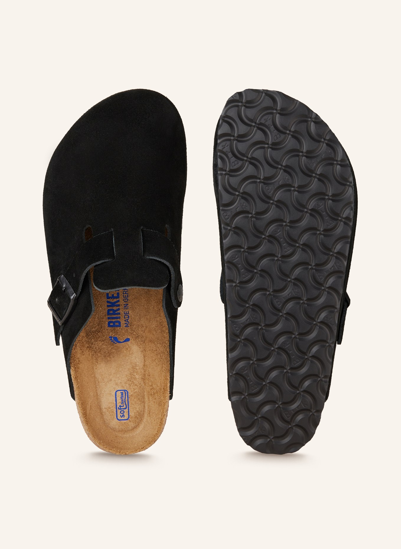 BIRKENSTOCK Pantoletten BOSTON: SCHWARZ