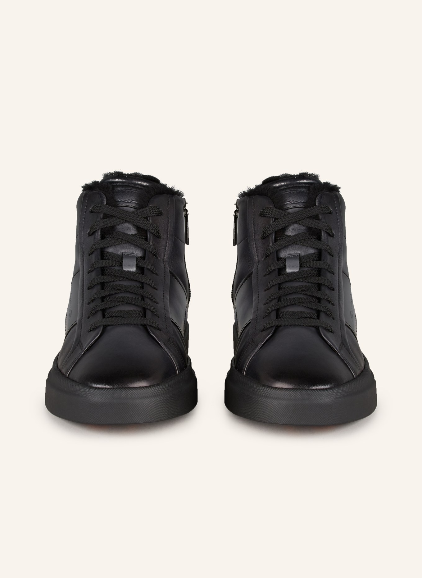 Santoni Hightop-Sneaker, Farbe: SCHWARZ (Bild 3)