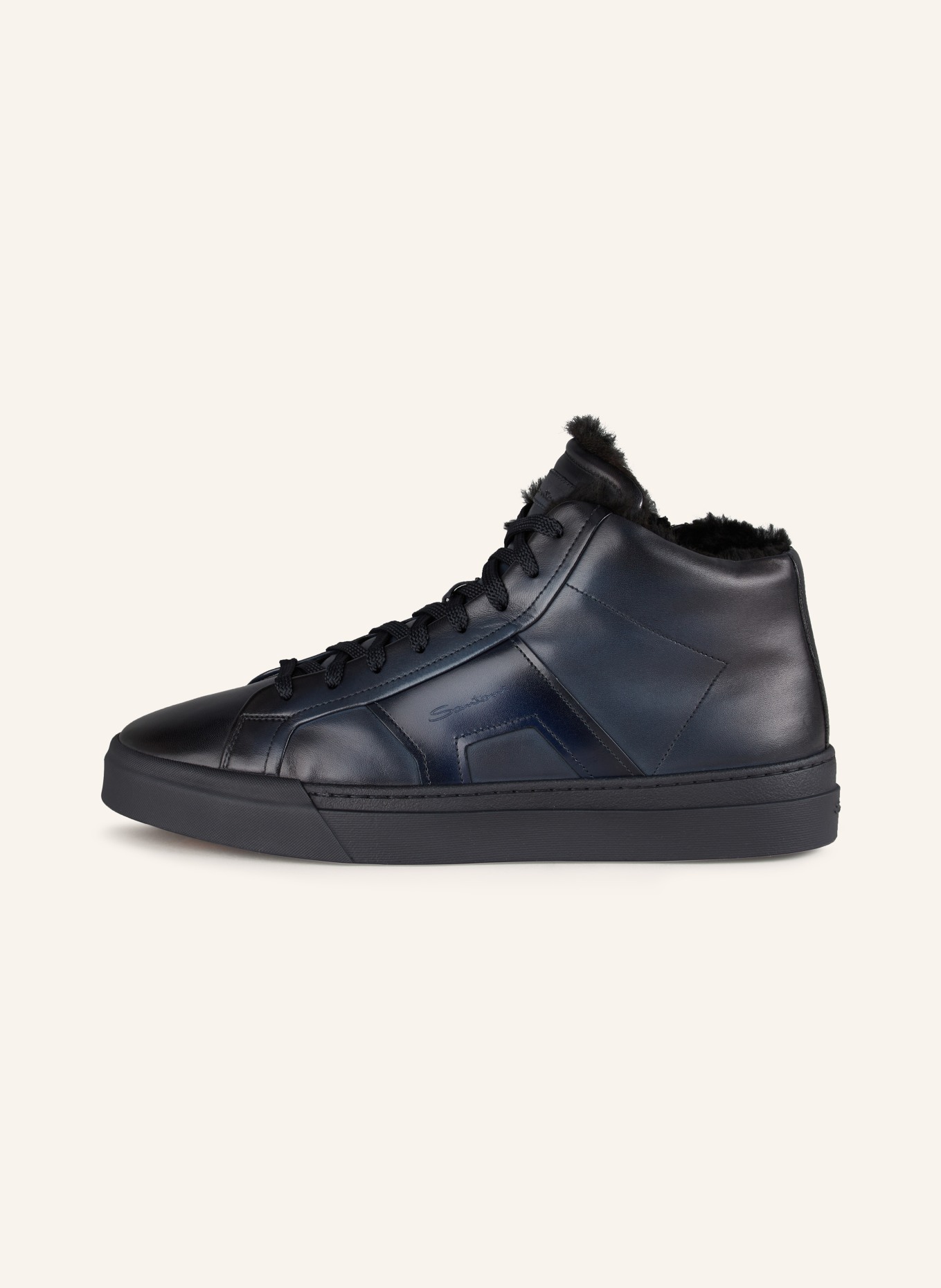 Santoni Hightop-Sneaker, Farbe: DUNKELBLAU (Bild 4)