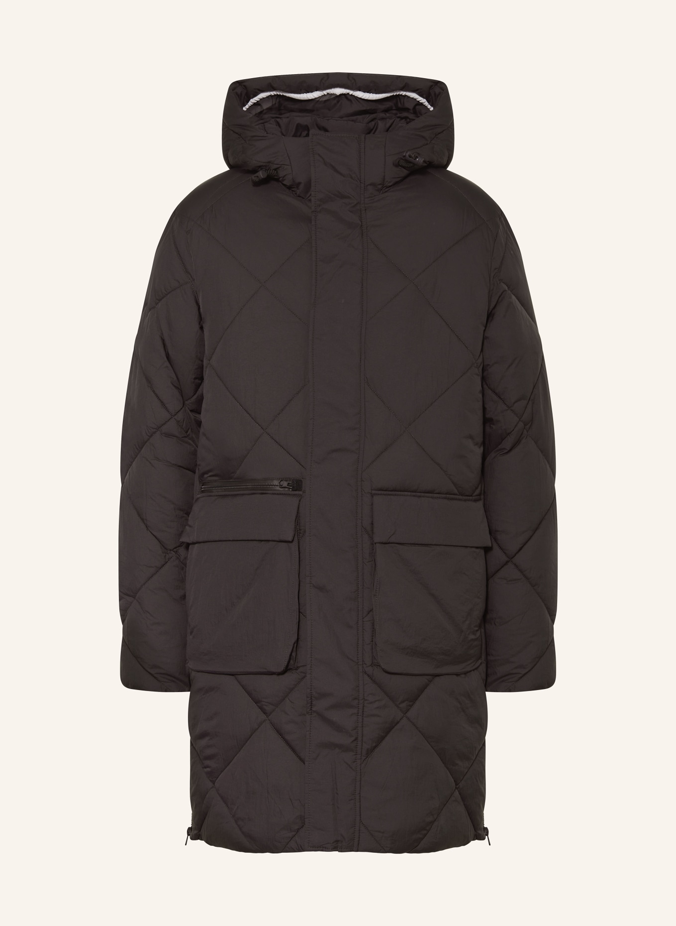 PAUL Steppmantel mit DUPONT™ SORONA®-Isolierung: SCHWARZ