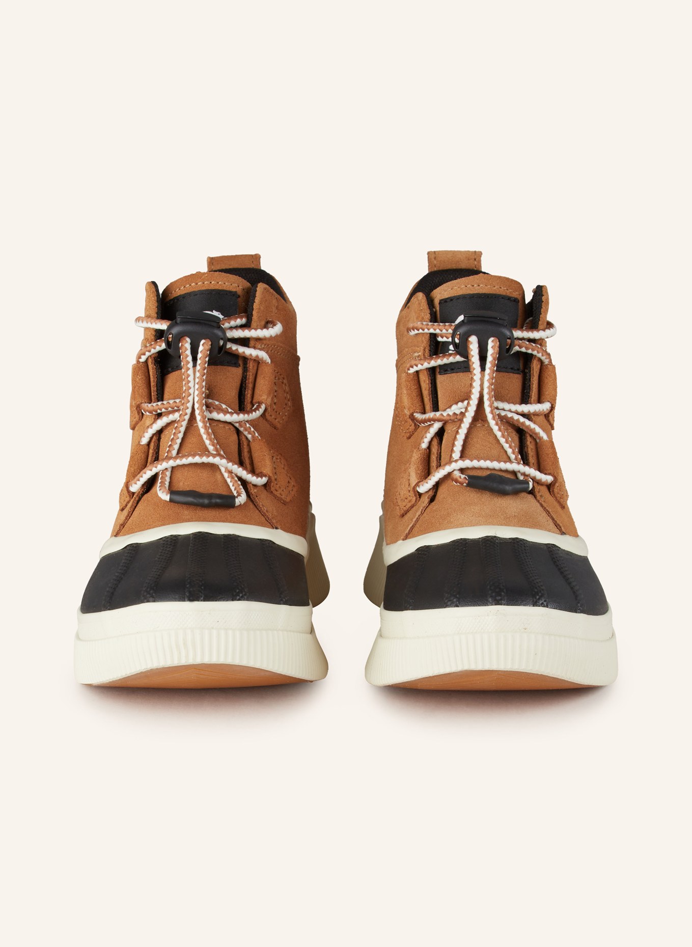 SOREL Schnürboots YOUTH OUT N ABOUT: COGNAC/ SCHWARZ/ ECRU