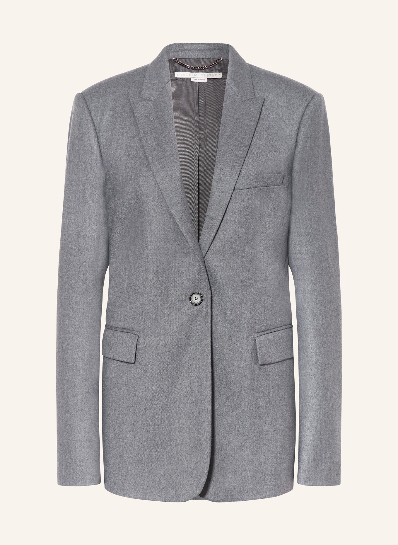 STELLA McCARTNEY Oversized-Blazer: GRAU