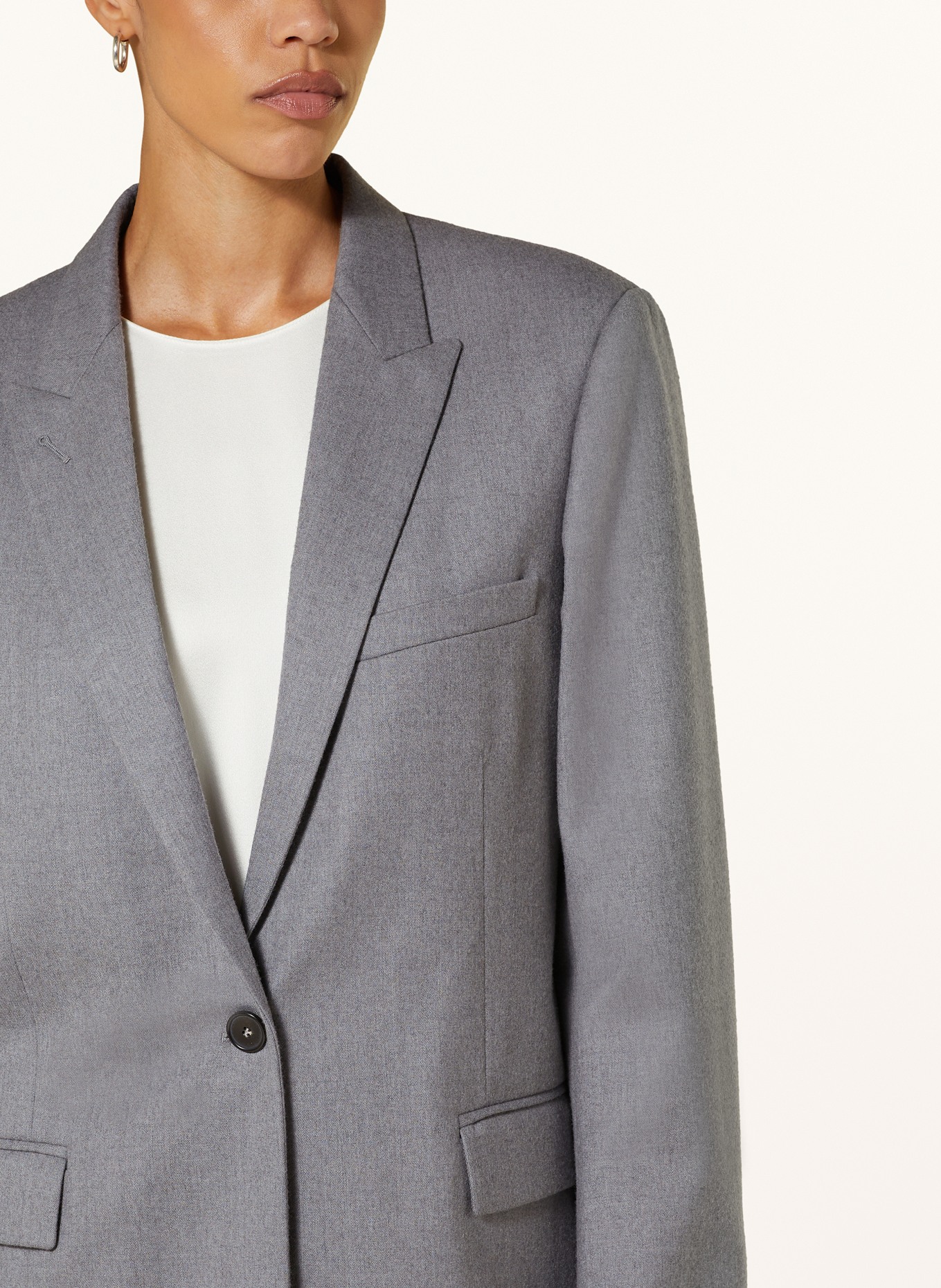 STELLA McCARTNEY Oversized-Blazer: GRAU