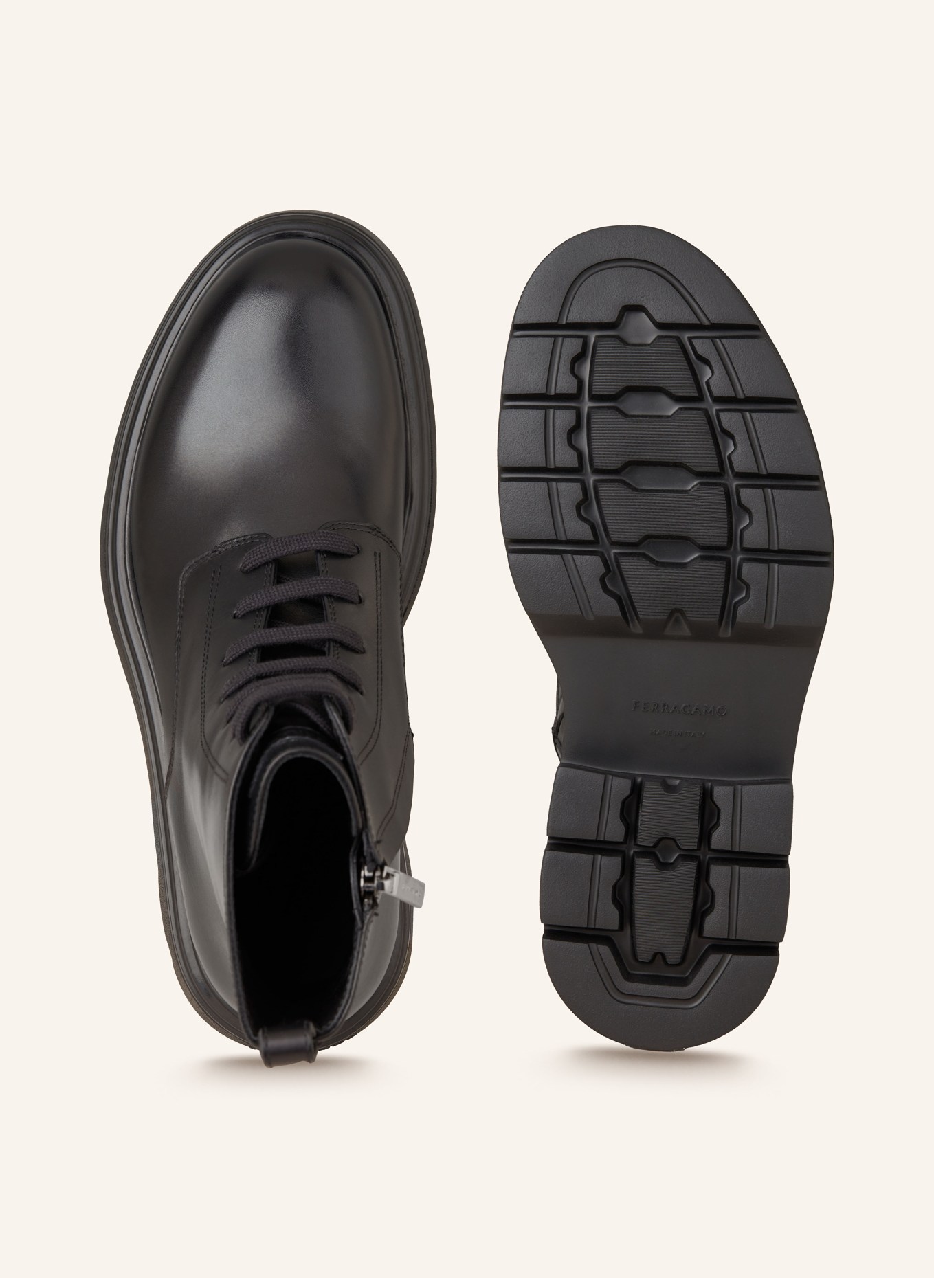 Salvatore ferragamo biker boots discount