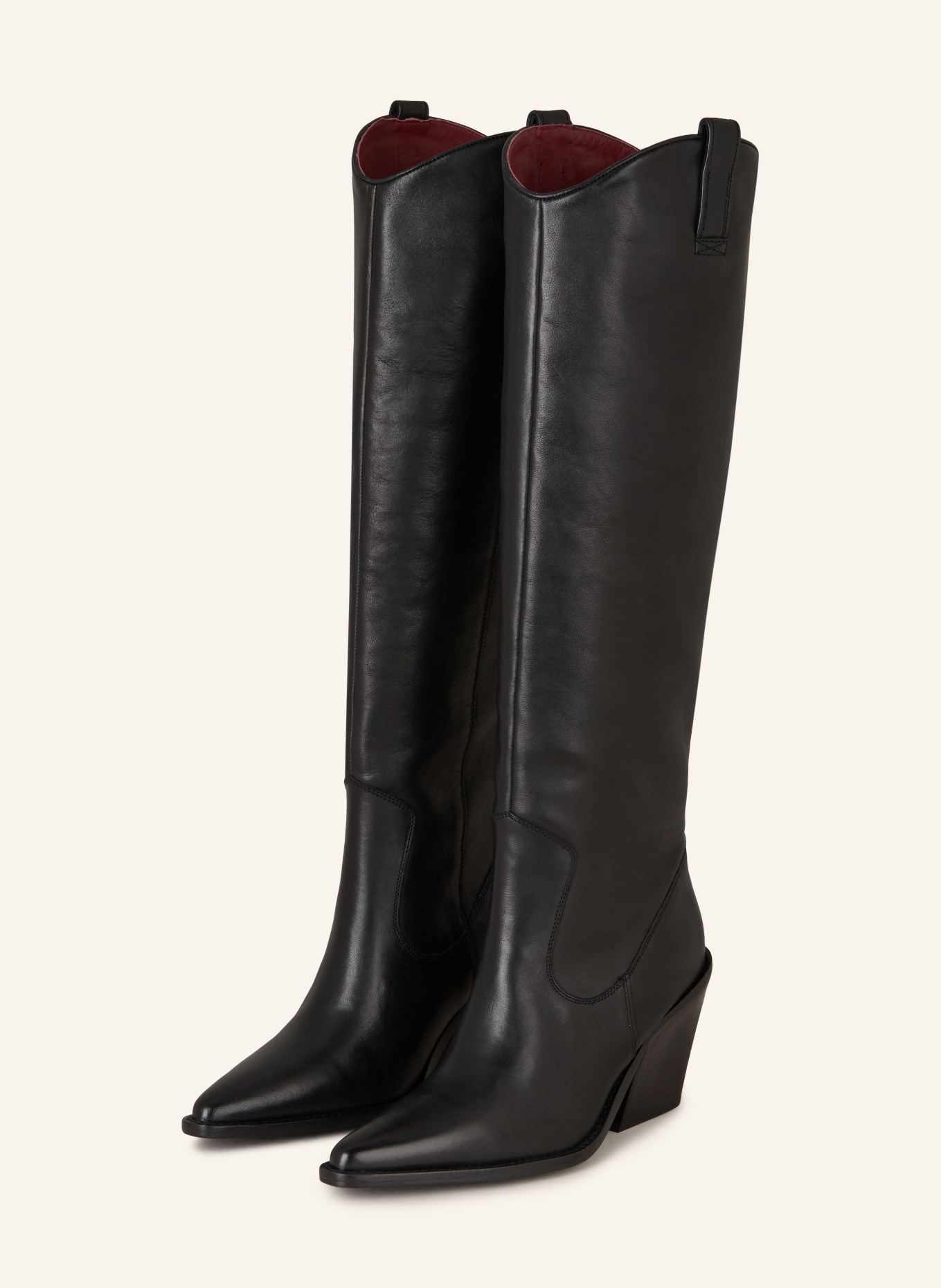 BRONX Cowboy boots in black