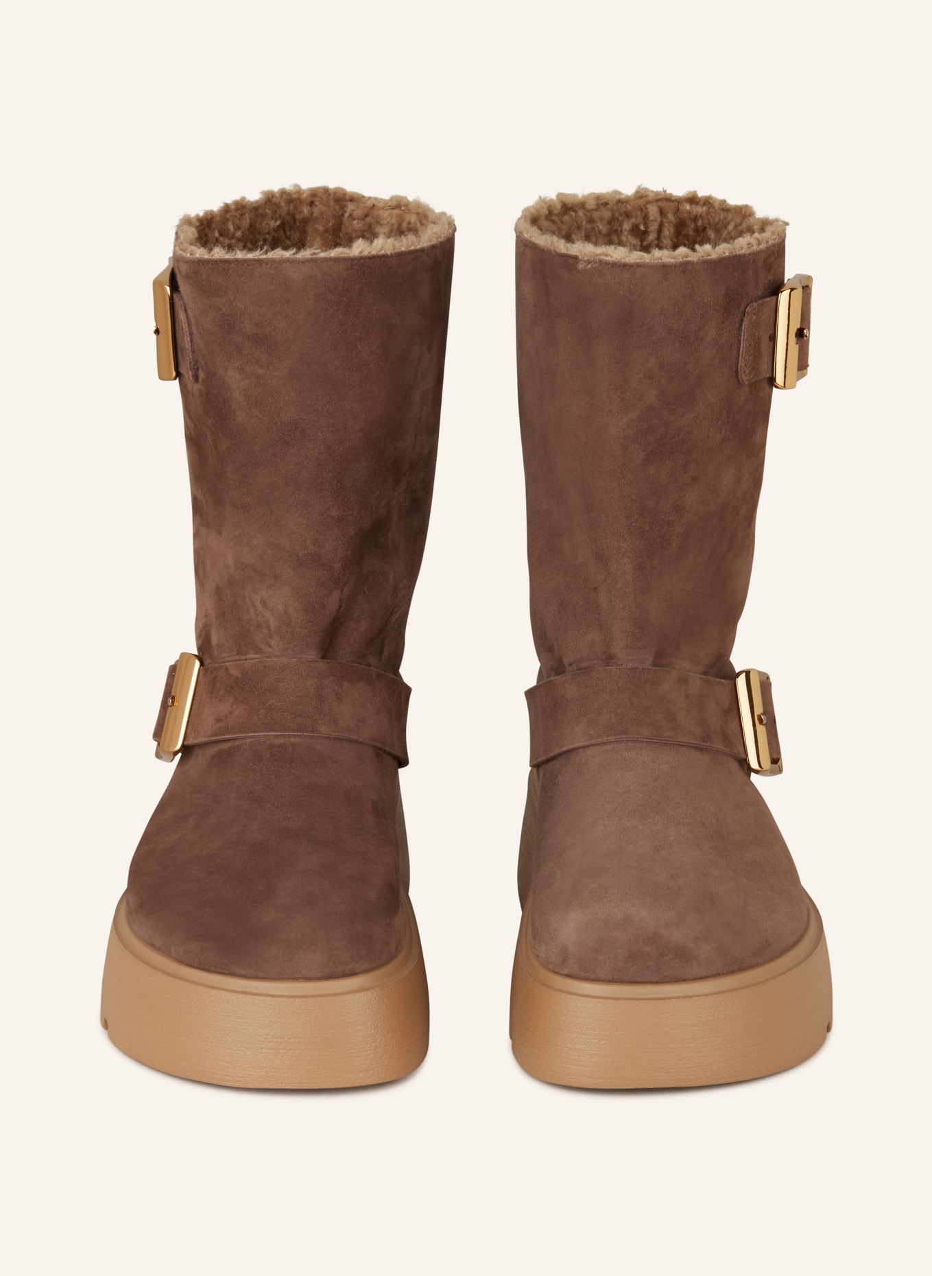 CASADEI Plateau-Boots ALE: DUNKELBRAUN