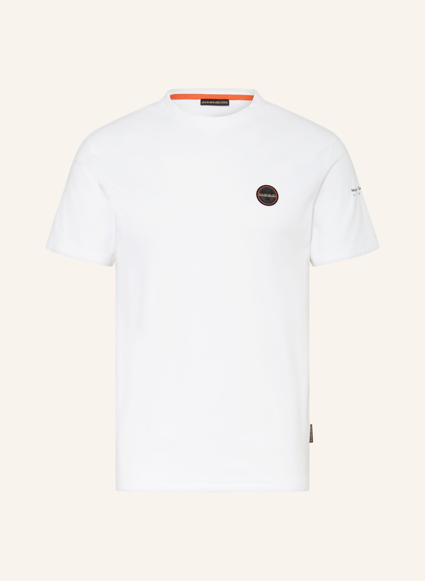 NAPAPIJRI T-shirt BADGE, Color: WHITE (Image 1)