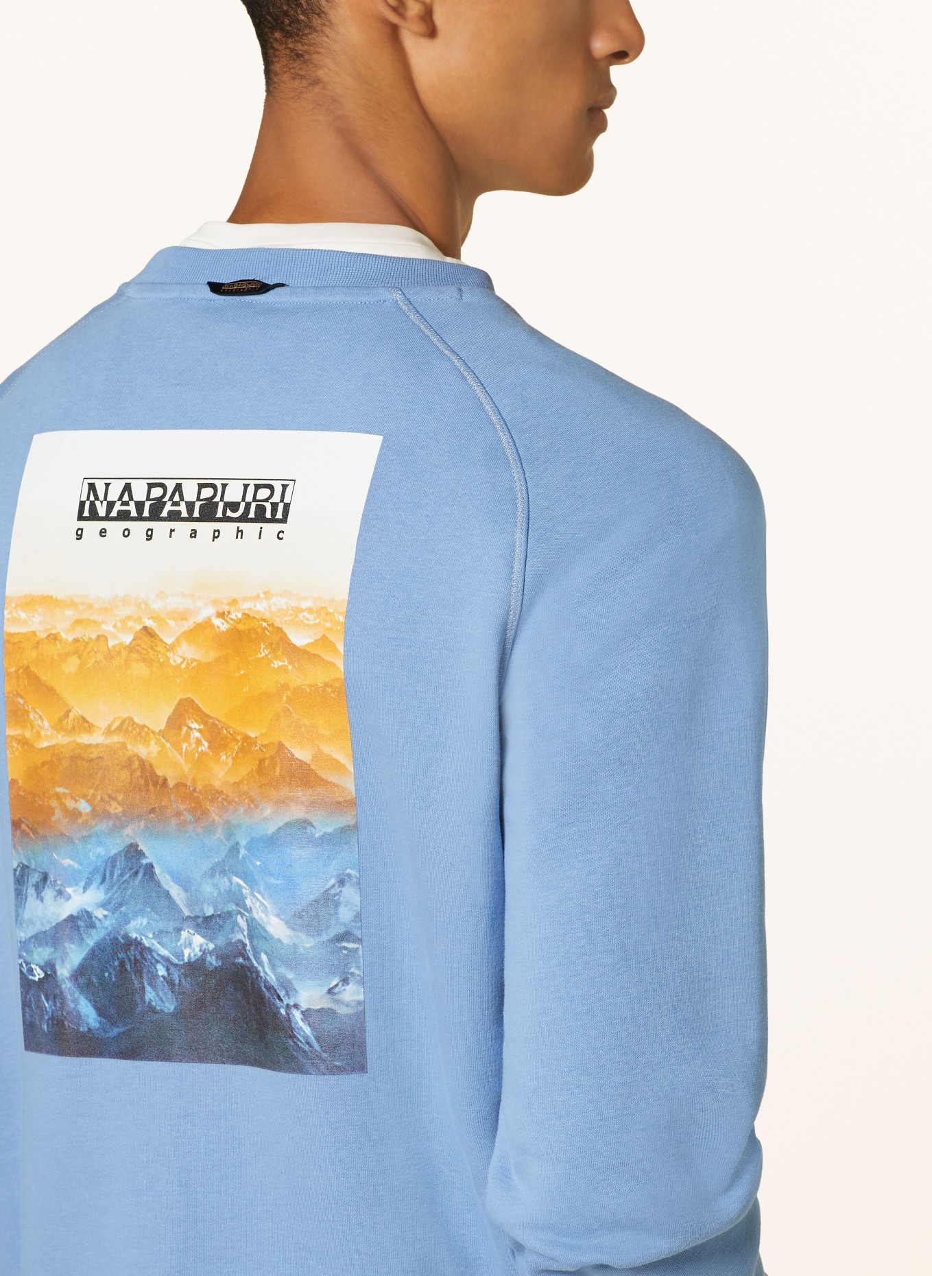 NAPAPIJRI Sweatshirt ROLLIN: HELLBLAU