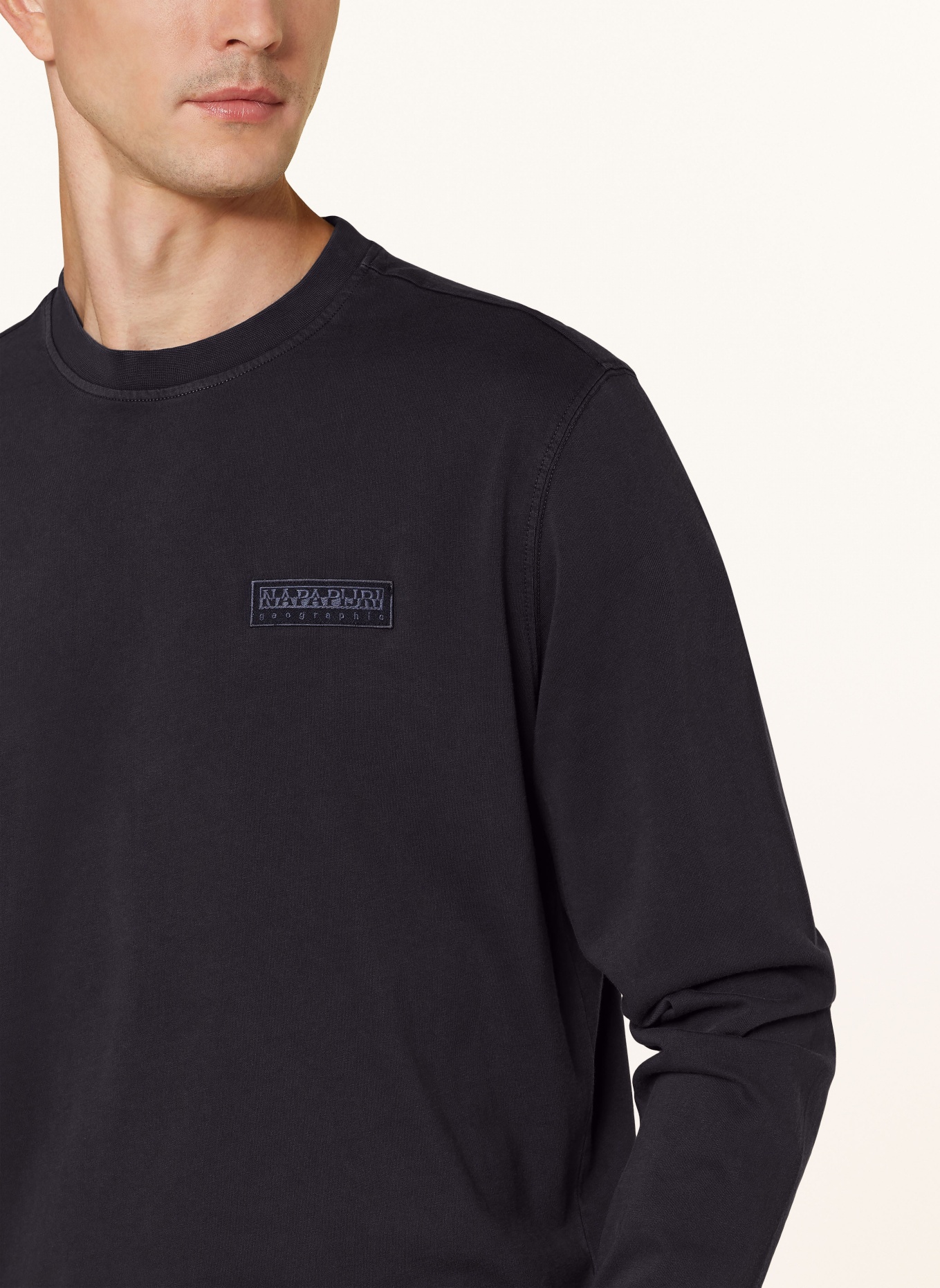 NAPAPIJRI Long sleeve shirt CASTOR: DARK BLUE