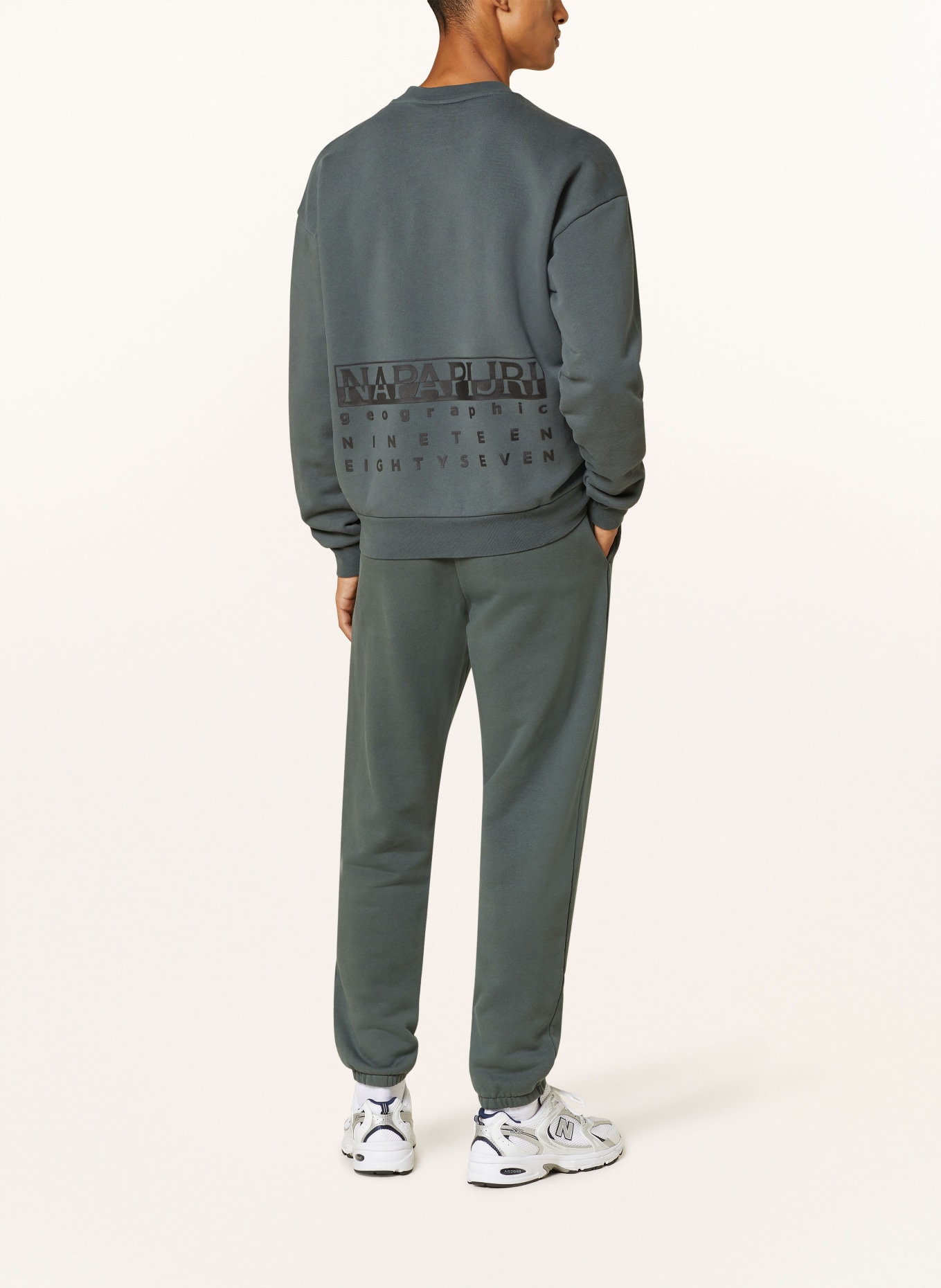 NAPAPIJRI Sweatpants PREMIUM: PETROL