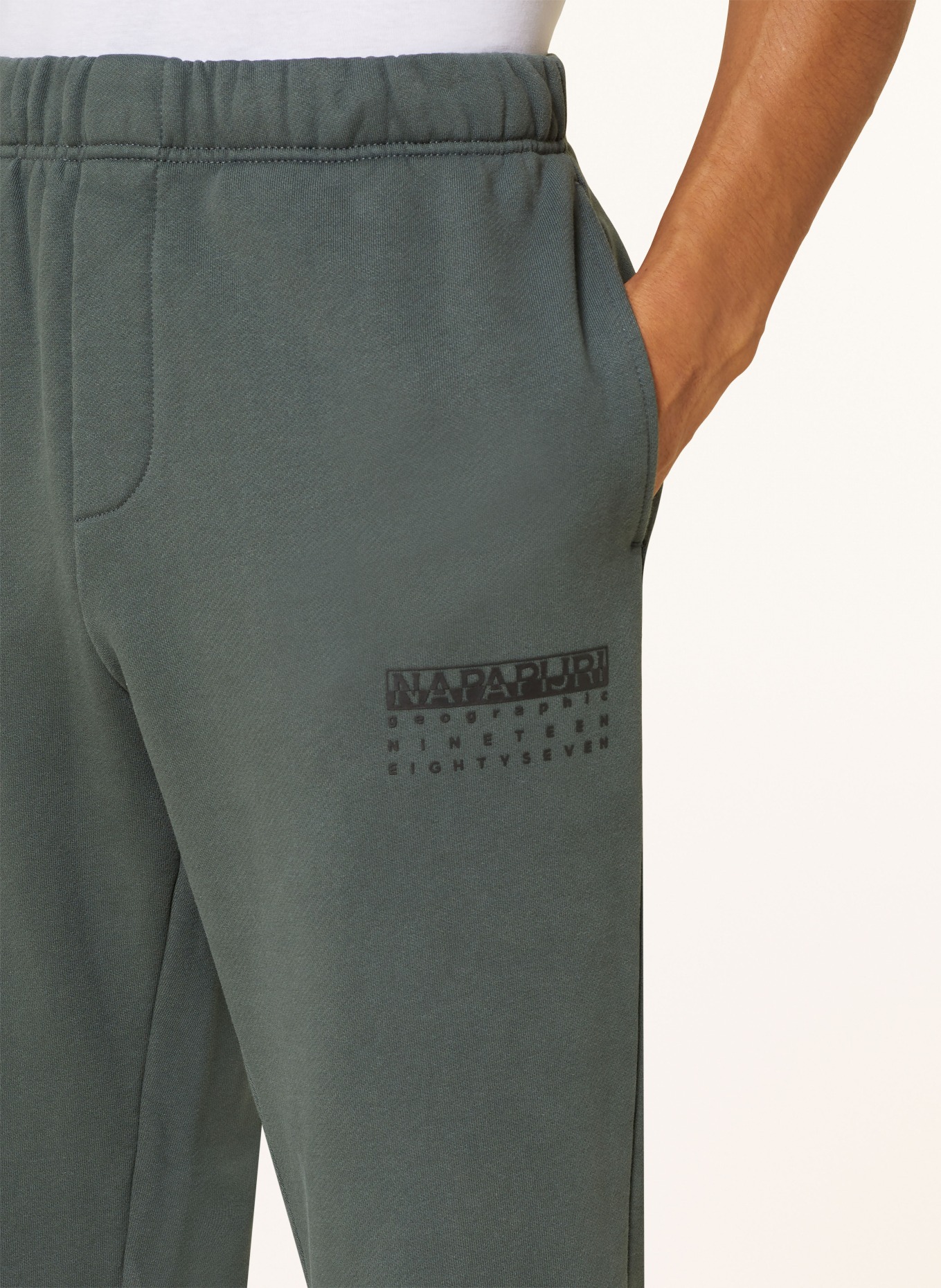 NAPAPIJRI Sweatpants PREMIUM: PETROL