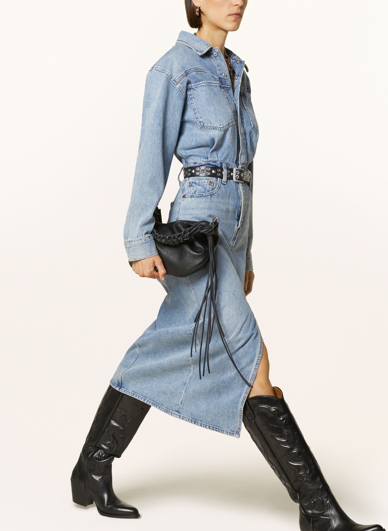 Western jean dress sale
