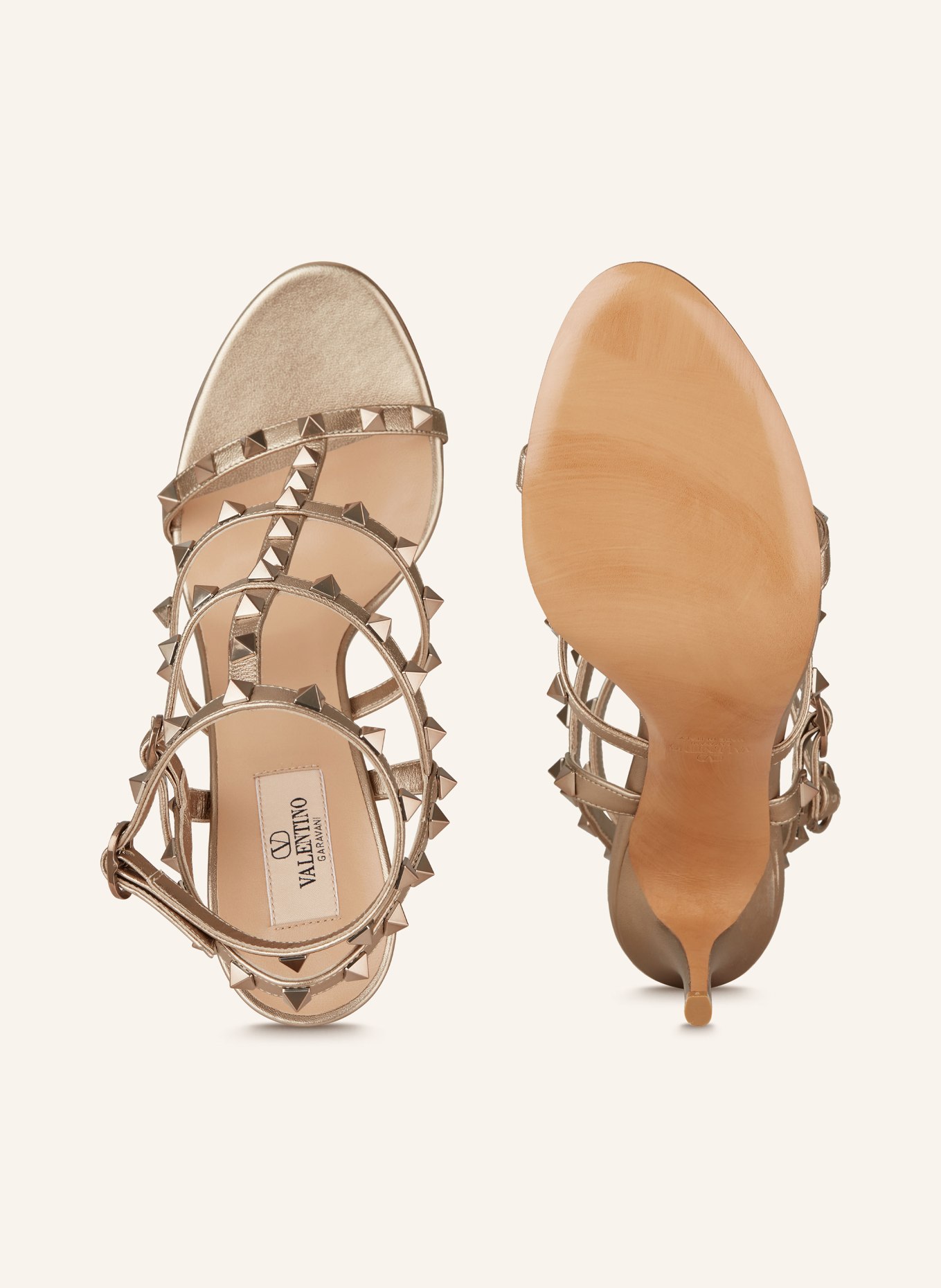 Valentino beige rockstud cheap