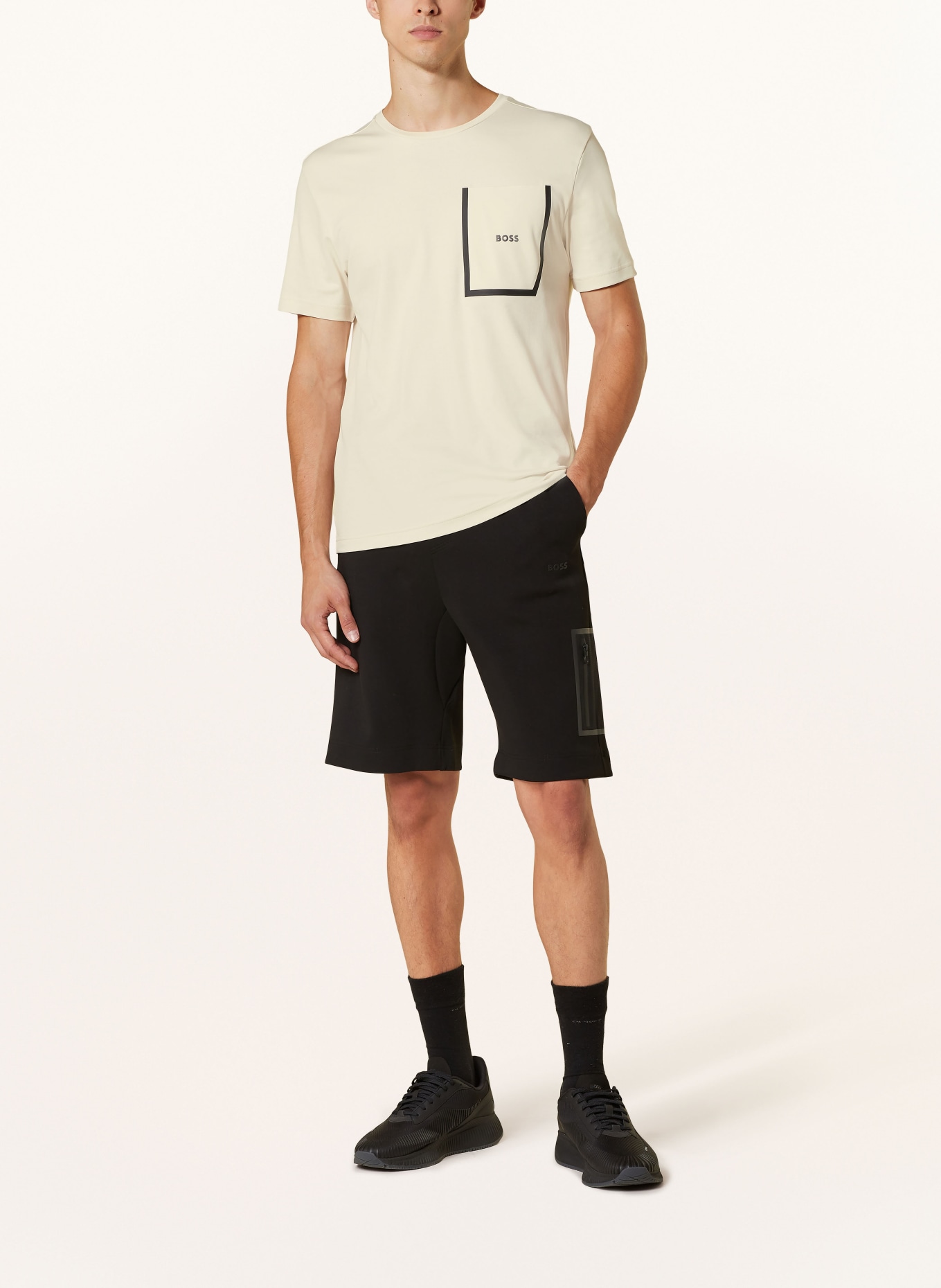 BOSS T-Shirt THILIX, Farbe: ECRU (Bild 2)