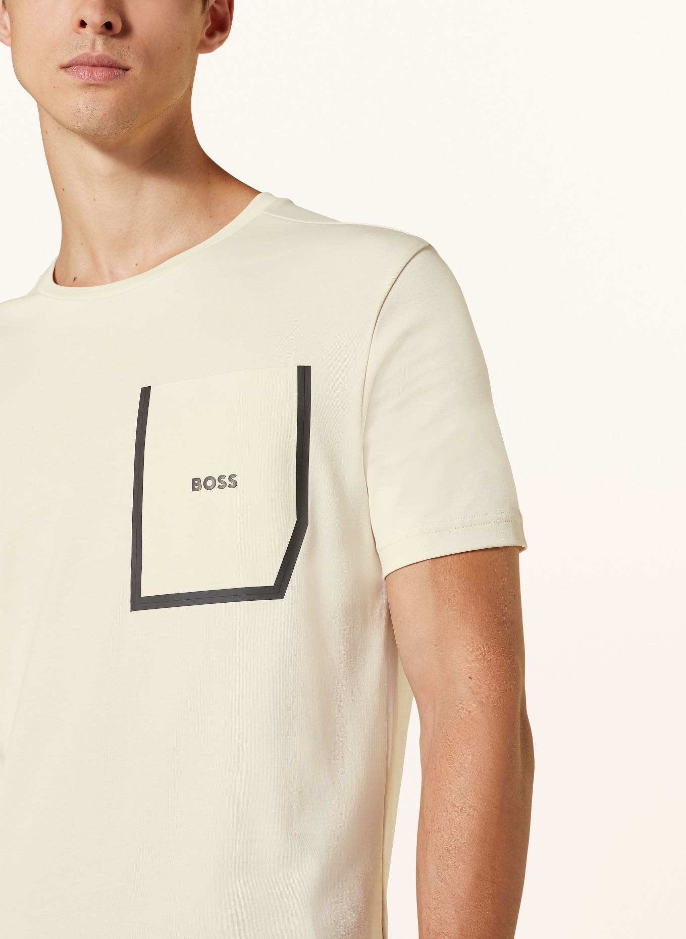 BOSS T-Shirt THILIX, Farbe: ECRU (Bild 4)