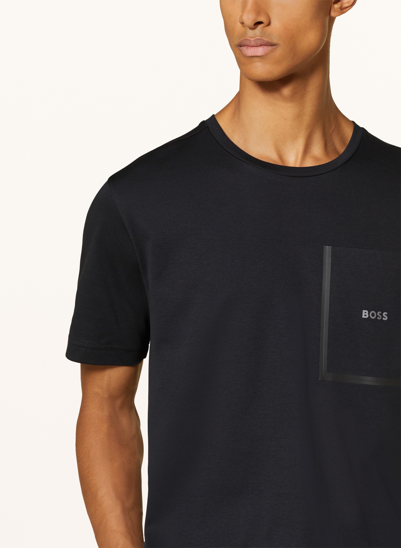 BOSS T-shirt THILIX, Color: BLACK (Image 4)