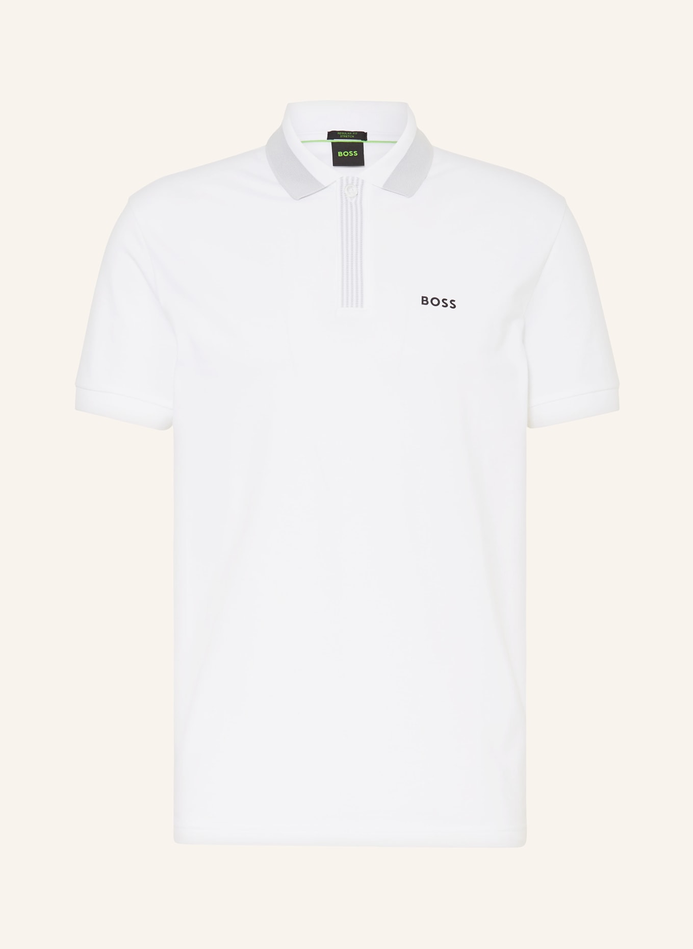 BOSS Jersey-Poloshirt PADDY Regular Fit, Farbe: WEISS (Bild 1)