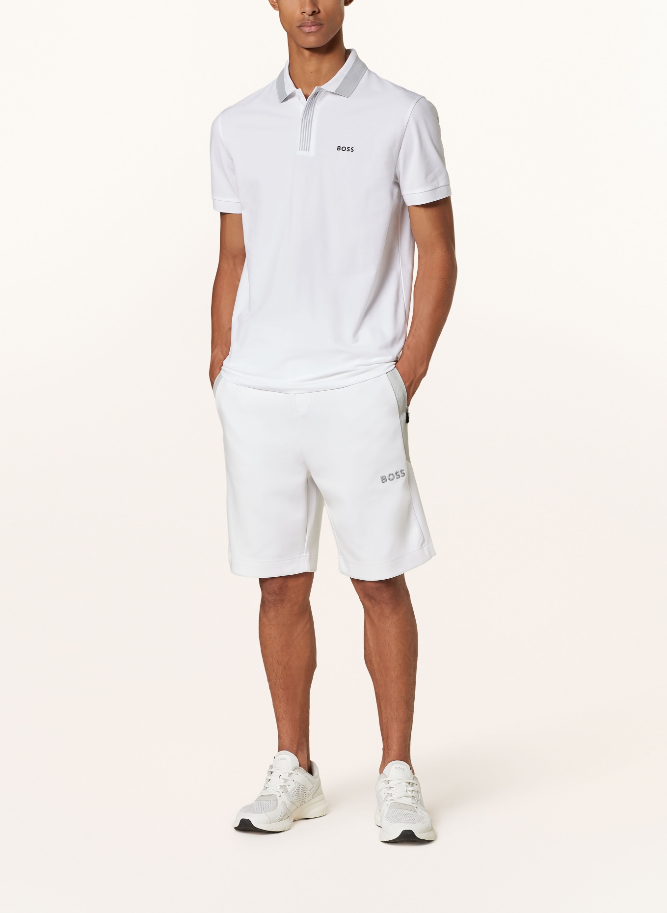 BOSS Jersey-Poloshirt PADDY Regular Fit, Farbe: WEISS (Bild 2)