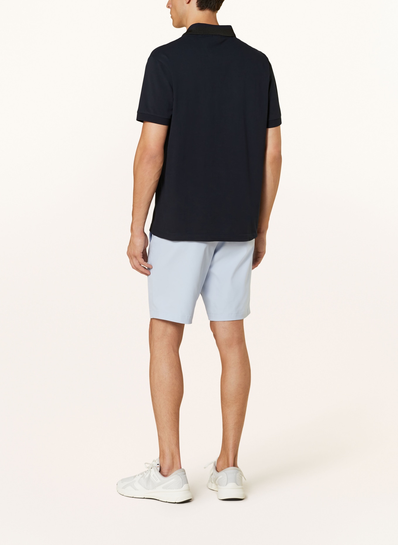 BOSS Jersey polo short PADDY regular fit, Color: DARK BLUE (Image 3)