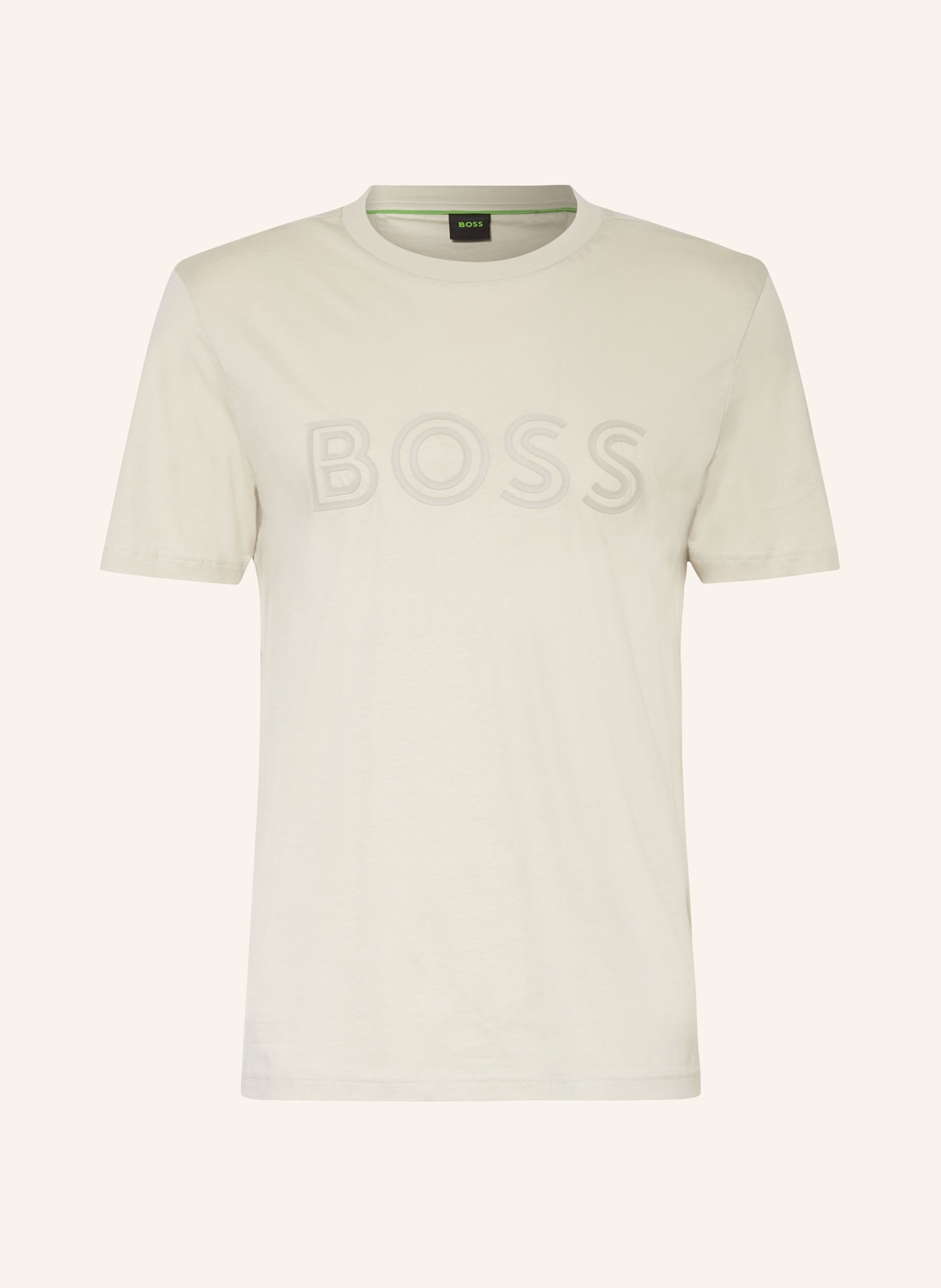 BOSS T-shirt, Color: BEIGE (Image 1)