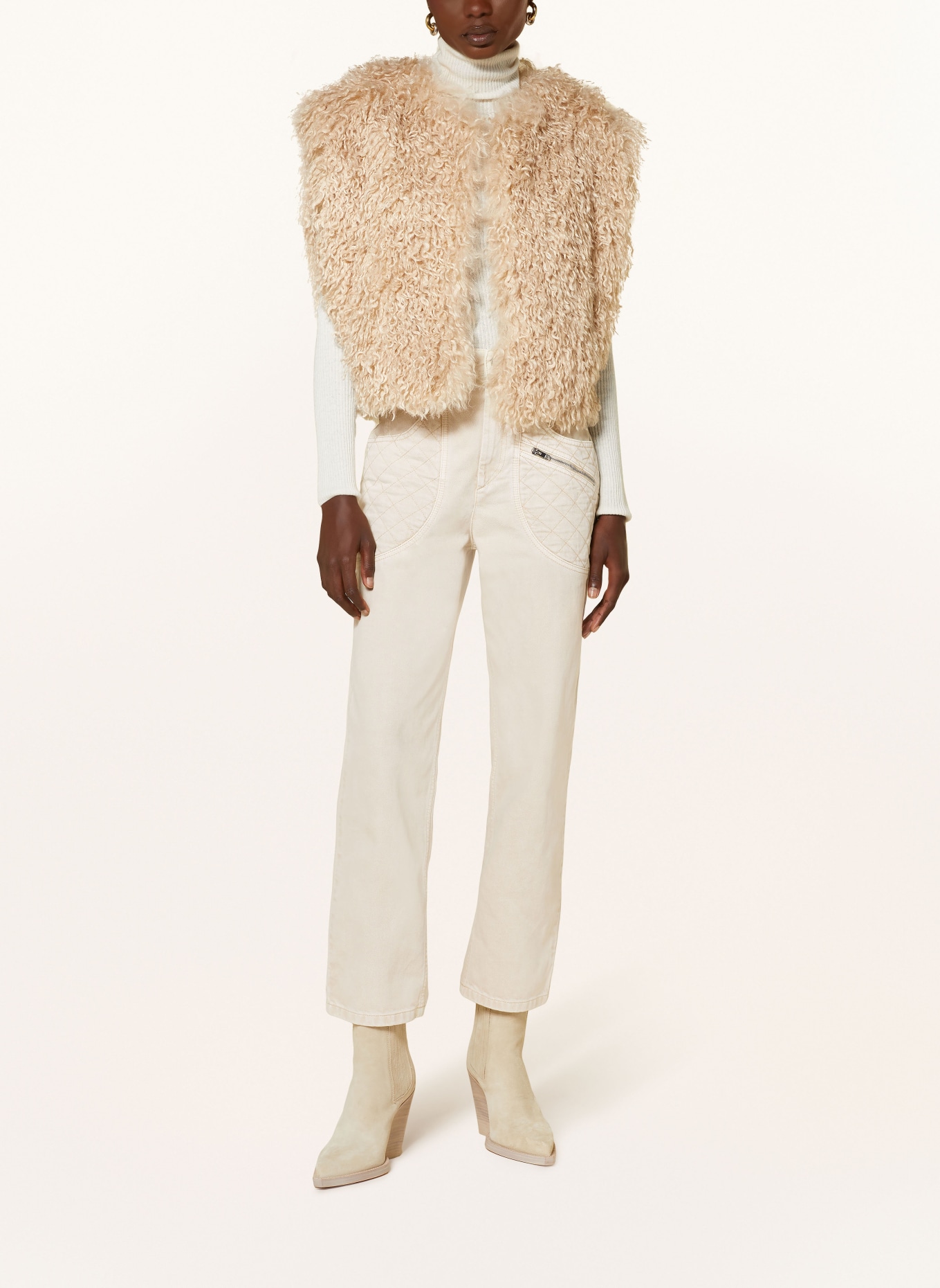 ISABEL MARANT Jeans CASANDRE: ECRU