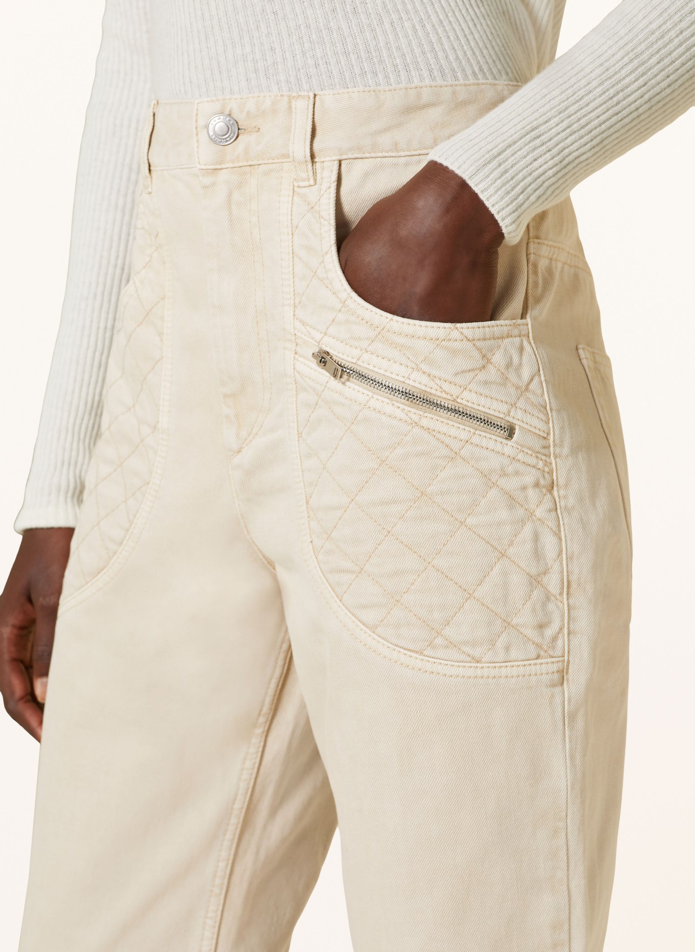 ISABEL MARANT Jeans CASANDRE: ECRU