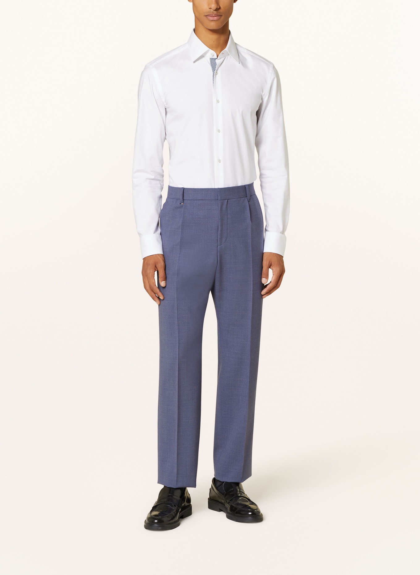 BOSS Anzughose PETER Relaxed Fit: 412 NAVY