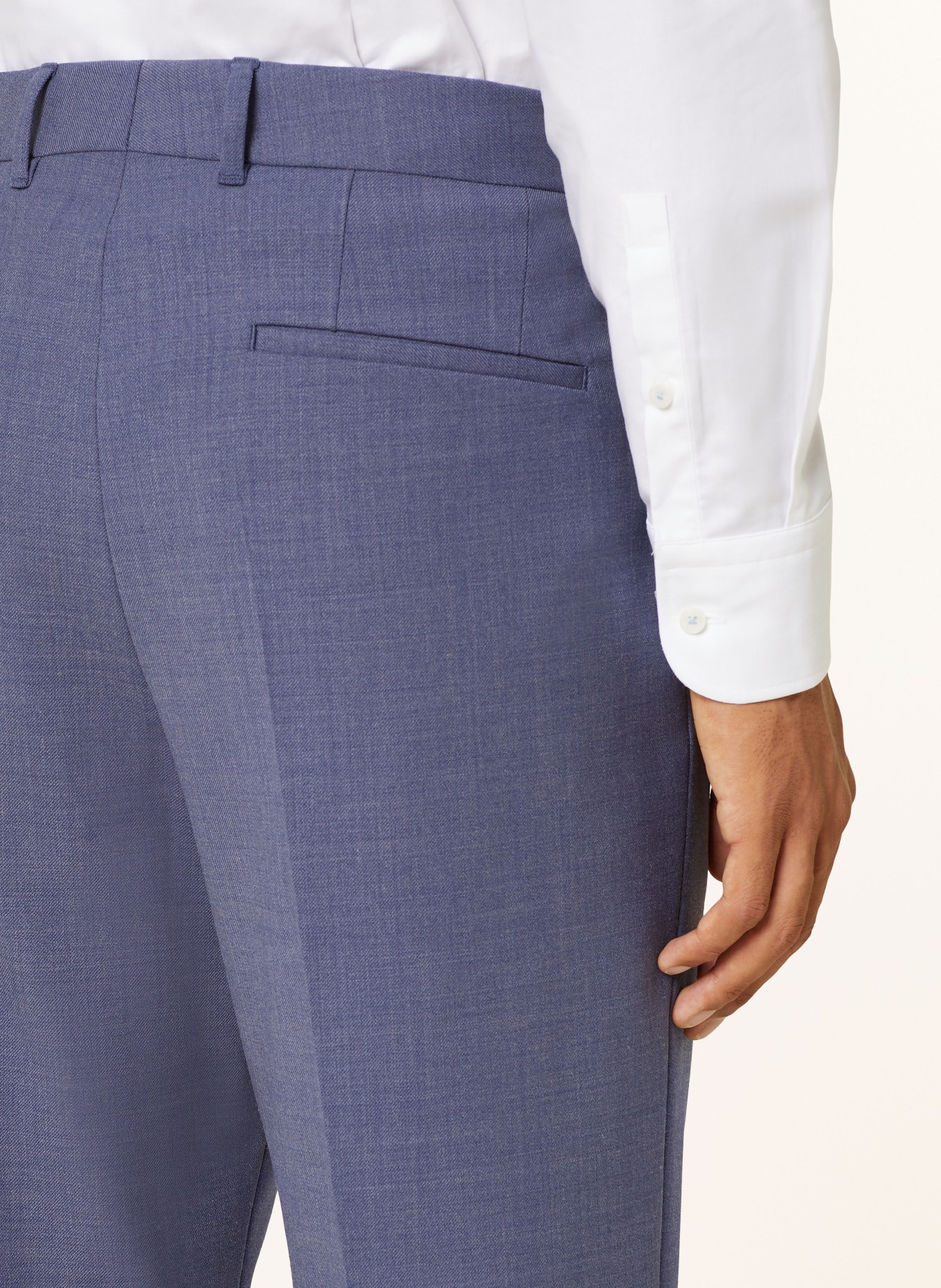 BOSS Anzughose PETER Relaxed Fit: 412 NAVY