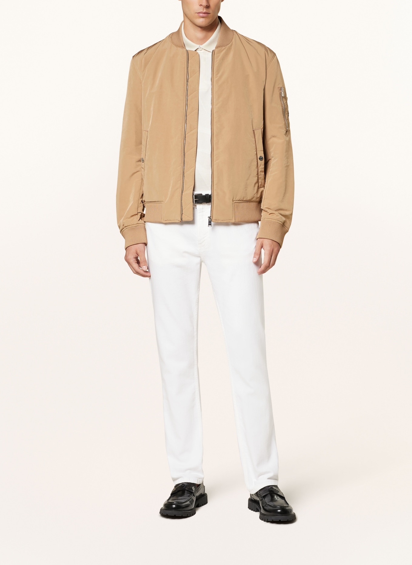 BOSS Bomber jacket COMBER, Color: BEIGE (Image 2)