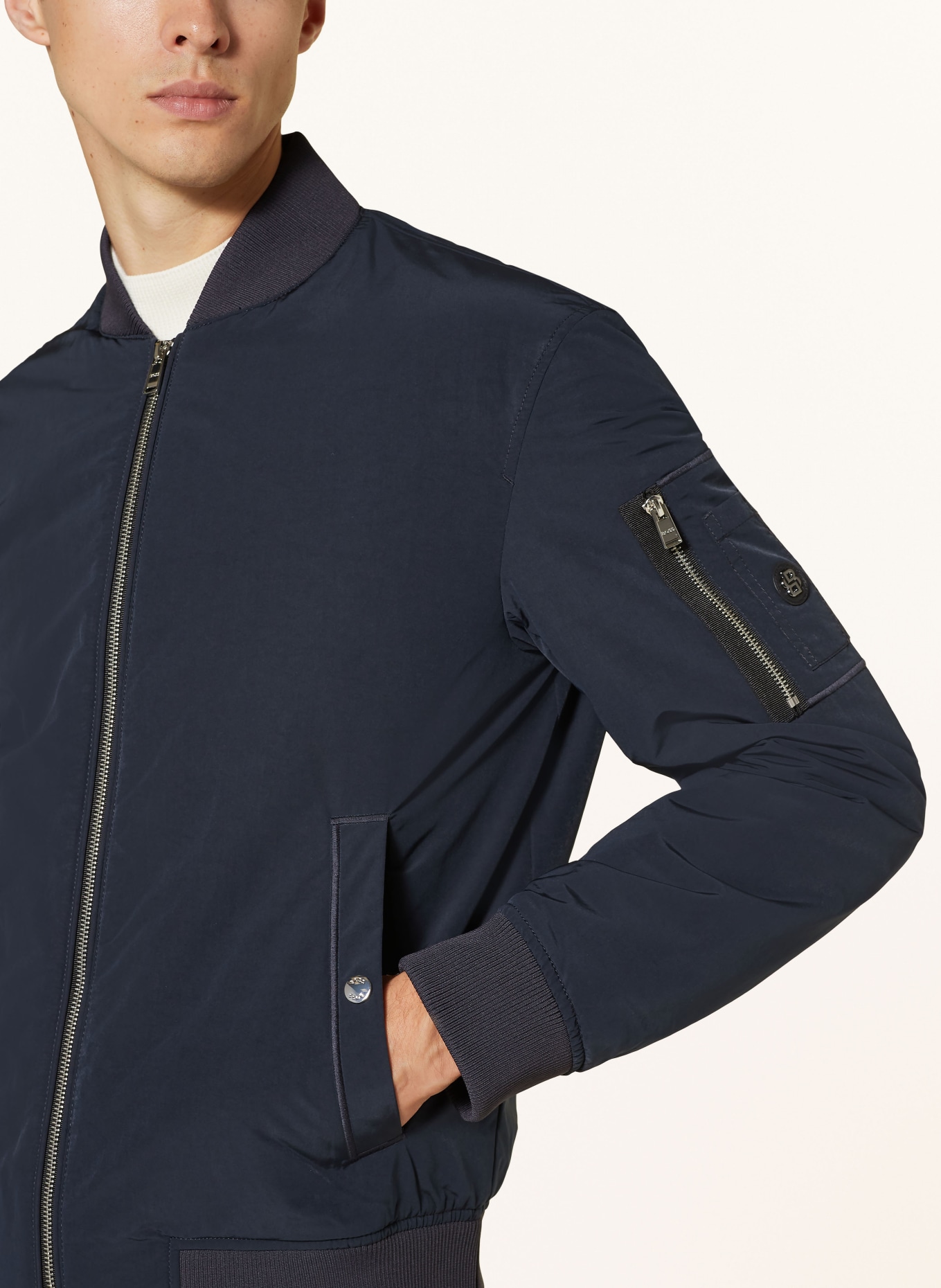 BOSS Bomber jacket COMBER, Color: DARK BLUE (Image 4)