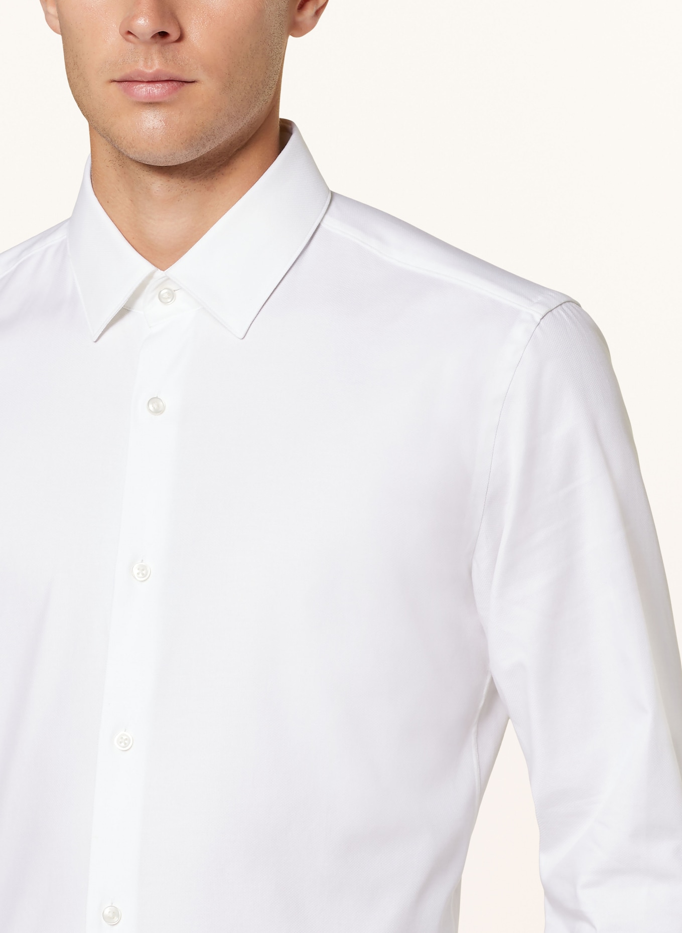 BOSS Shirt HANK slim fit, Color: WHITE (Image 4)