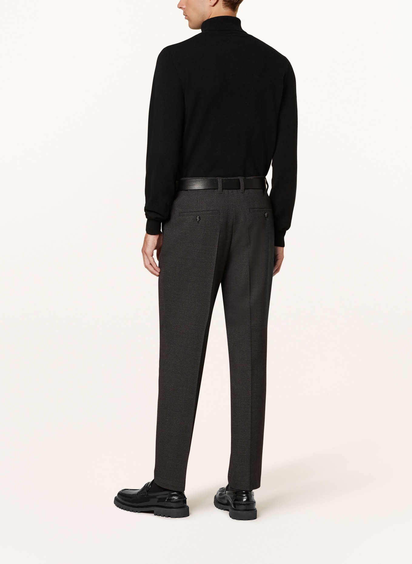 BOSS Suit trousers PERIN relaxed fit, Color: 030 MEDIUM GREY (Image 4)