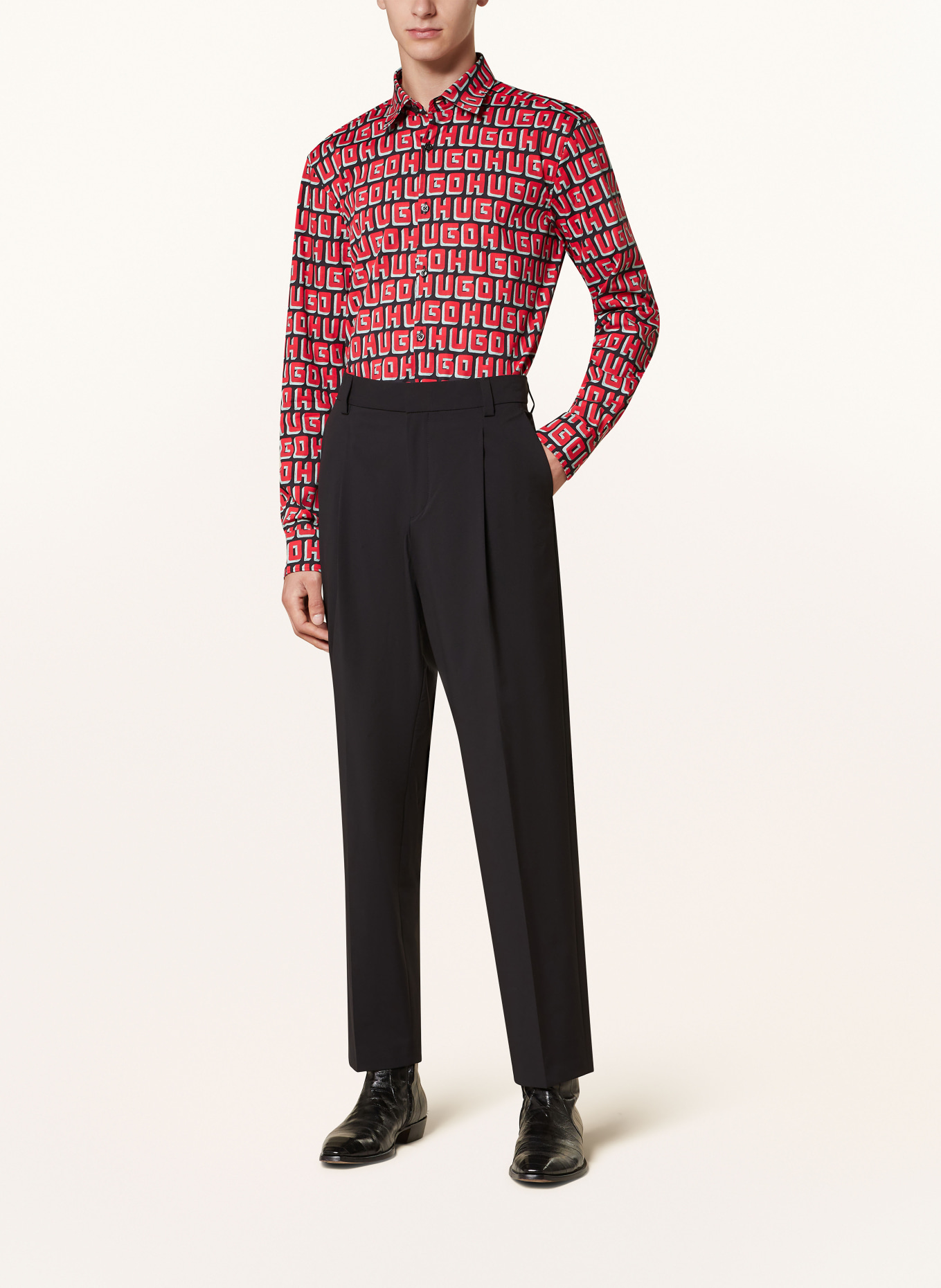 HUGO Suit HU/GO243X slim fit: BLACK