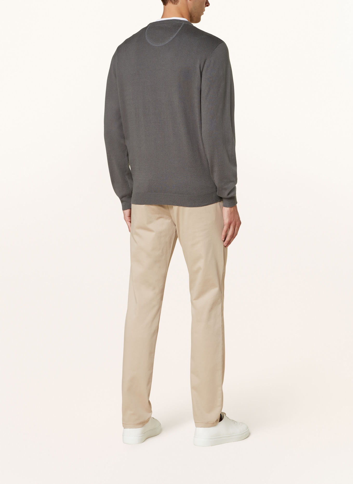 STROKESMAN'S Pullover: DUNKELGRAU