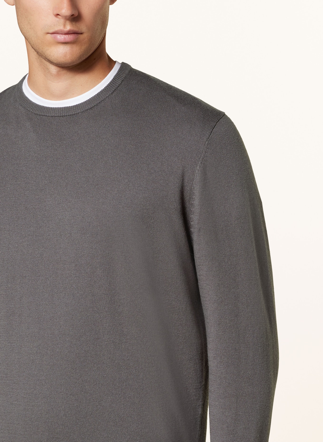 STROKESMAN'S Pullover: DUNKELGRAU