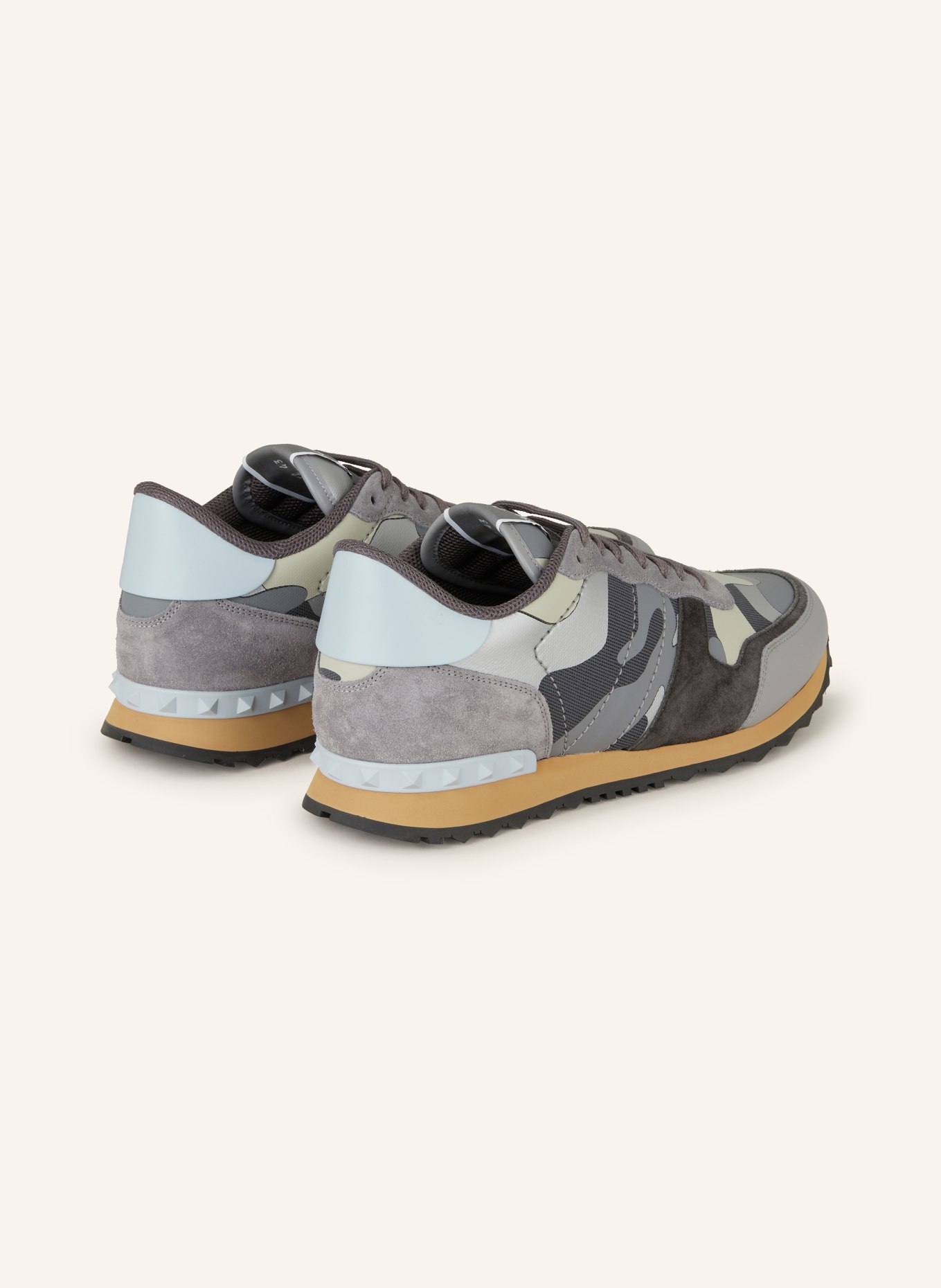 Valentino rock runners grey on sale