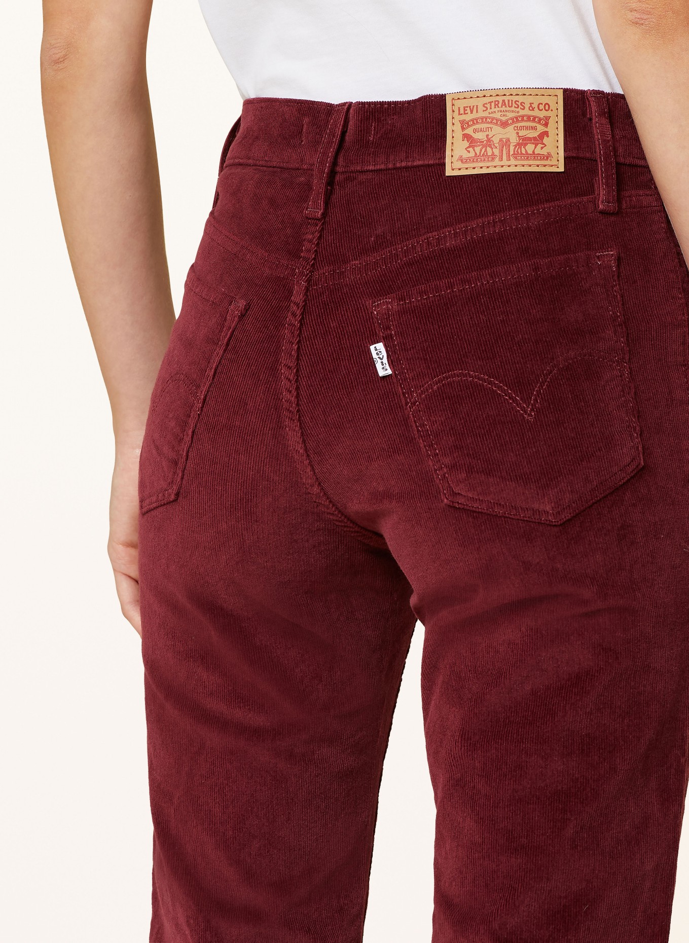 Levi's red corduroy pants best sale