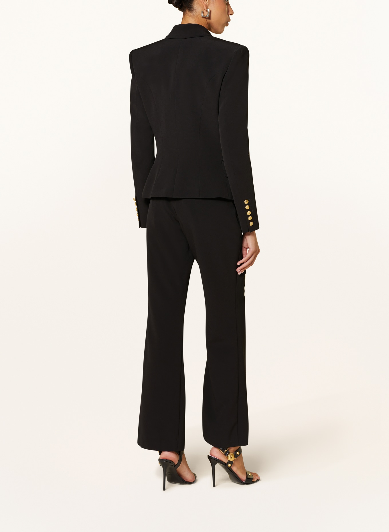 BALMAIN Blezer z mieszanki materiałów: CZARNY