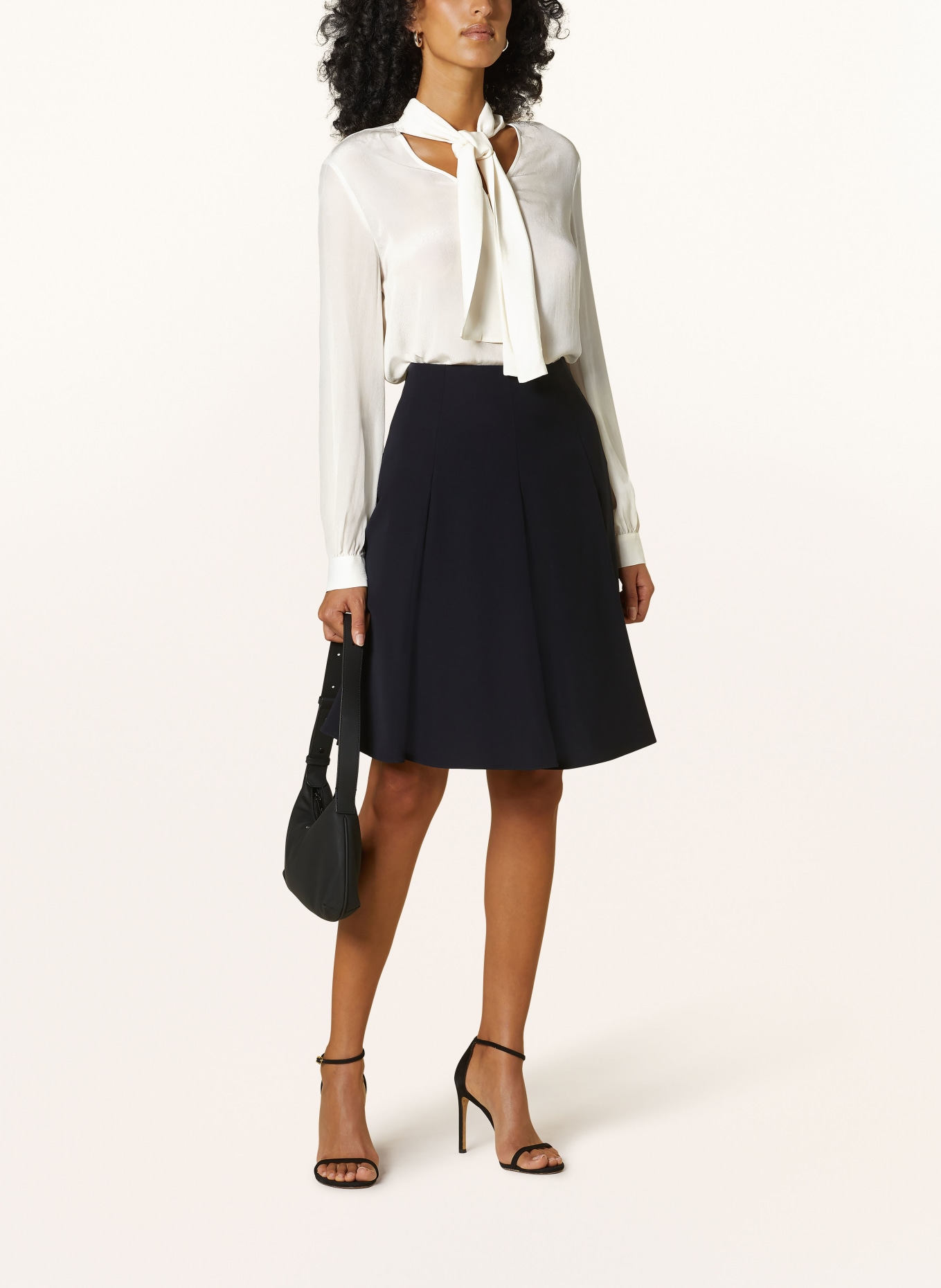 ARMANI EXCHANGE Bow-tie blouse, Color: BEIGE (Image 2)