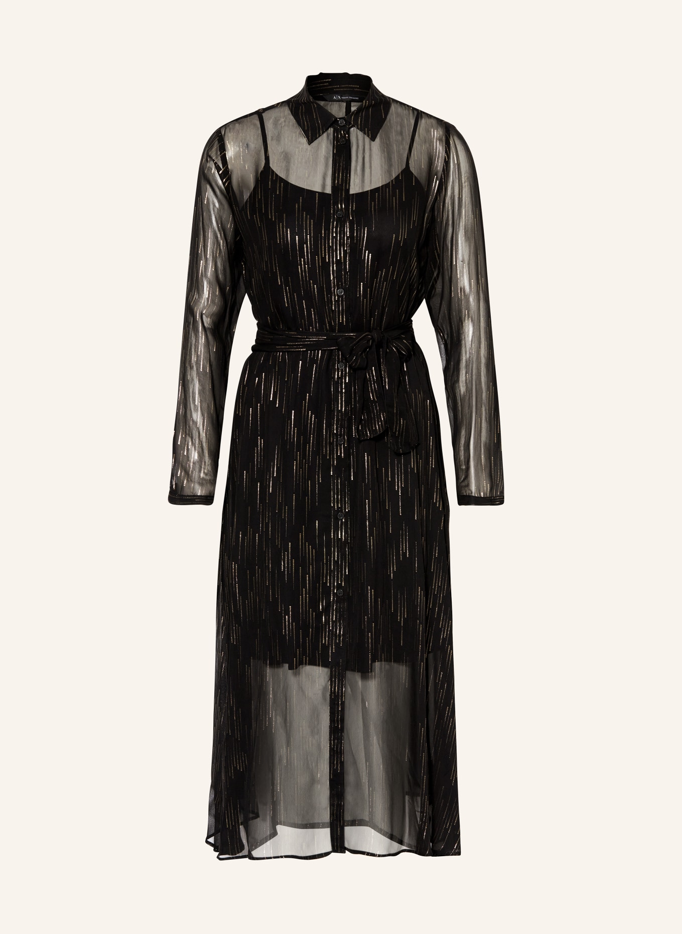 Armani exchange shirt dress clearance