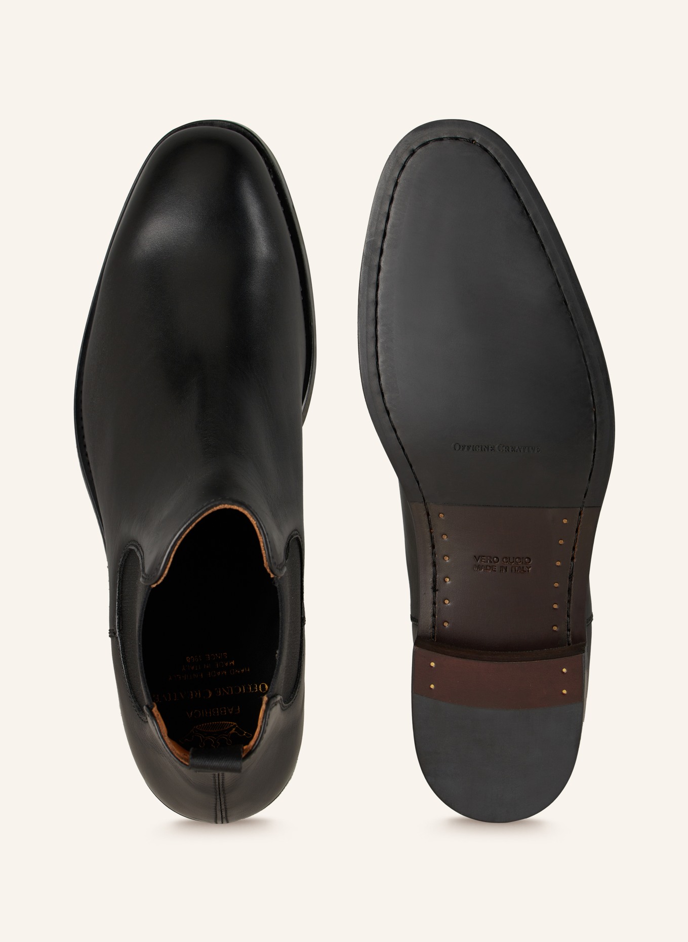 OFFICINE CREATIVE Chelsea boots CONSULTANT 002 in black