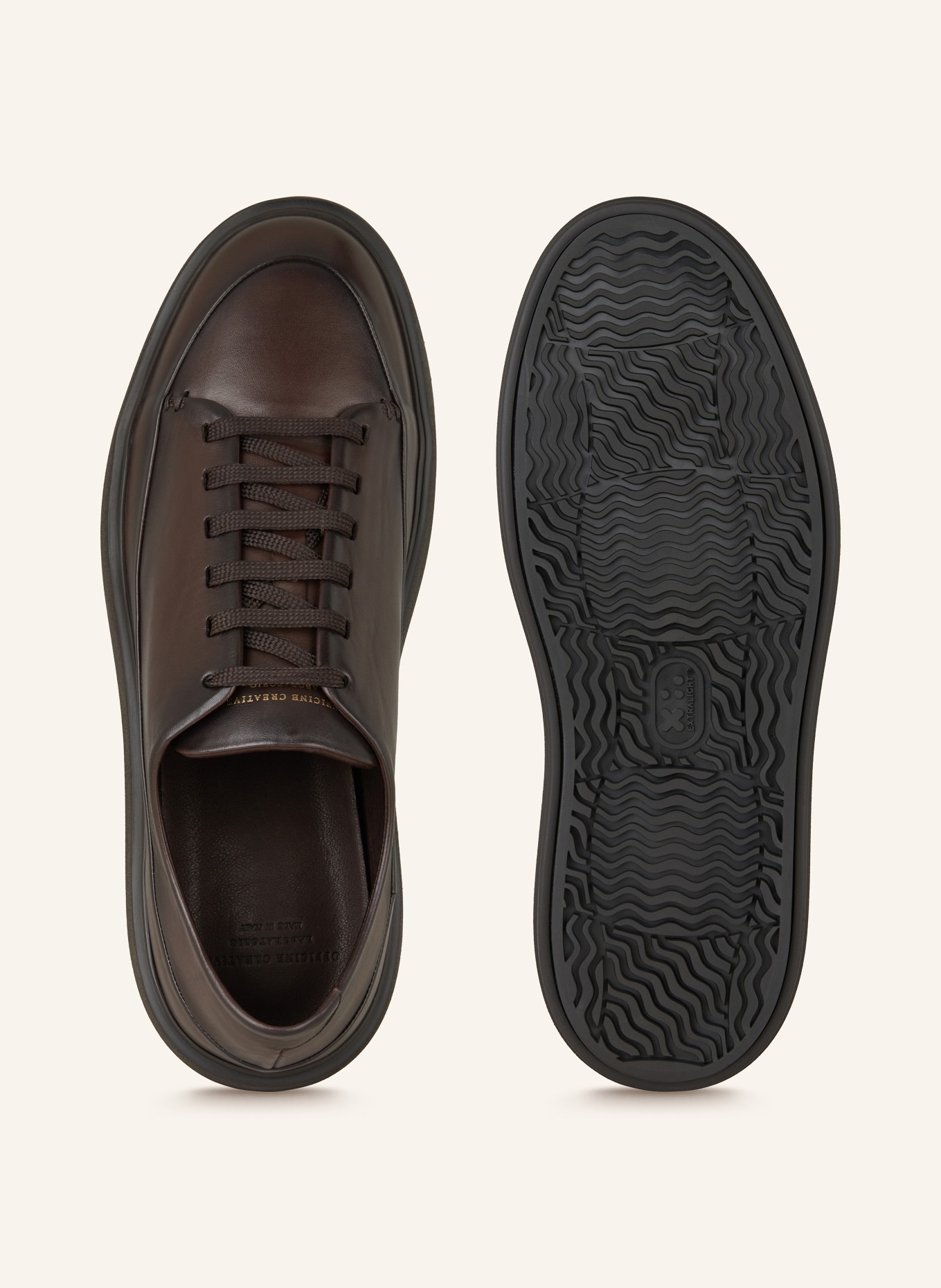 OFFICINE CREATIVE Sneaker RELEASE/001, Farbe: DUNKELBRAUN (Bild 5)