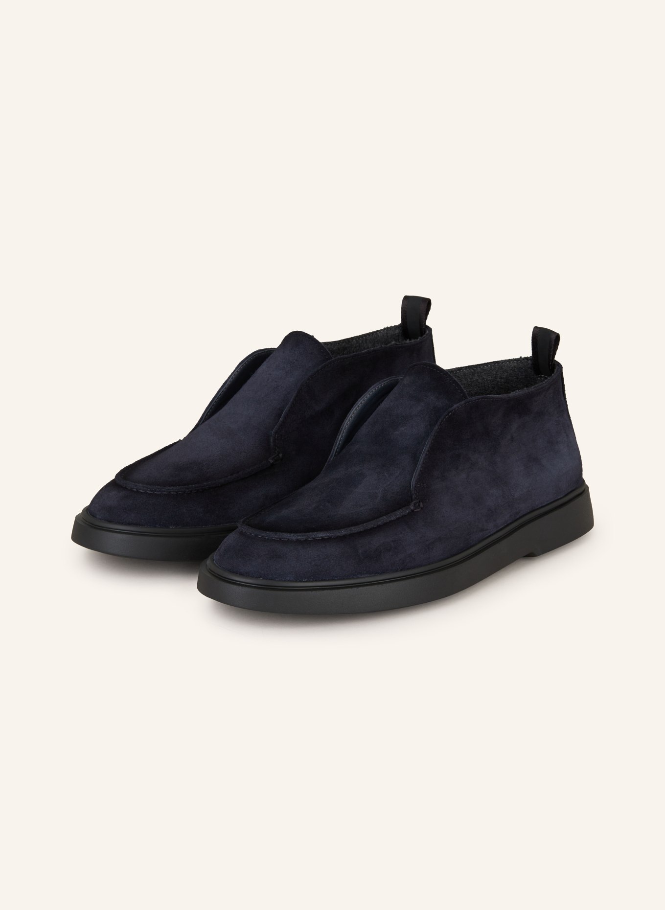 OFFICINE CREATIVE Botki BONES/010: GRANATOWY