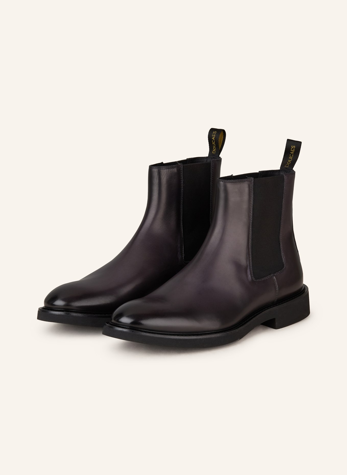 DOUCAL S Chelsea Boots in schwarz